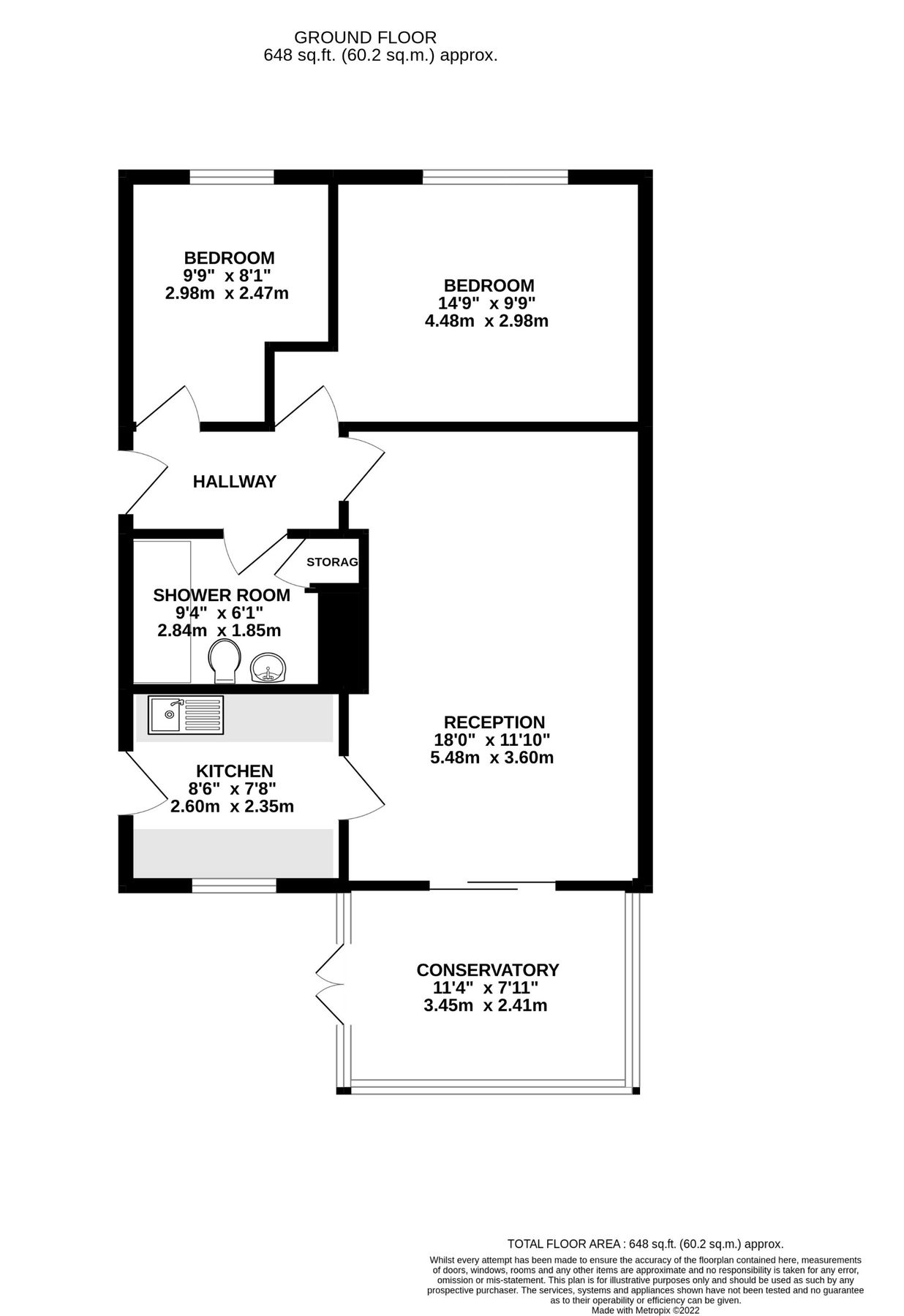 2 bed semidetached bungalow for sale in Jordan Avenue, Stretton