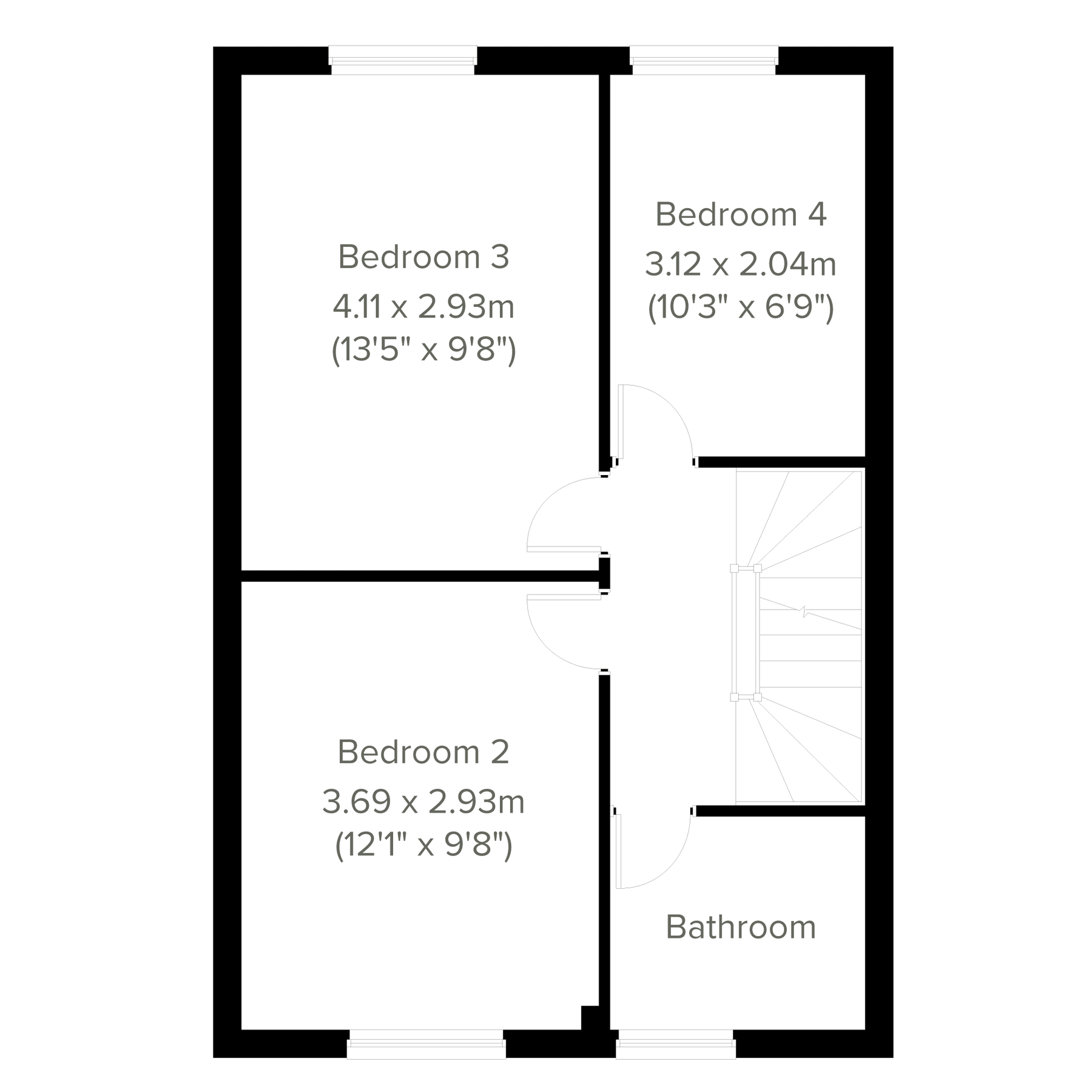 New home, 4 bed semidetached house for sale in "The Kegworth" at