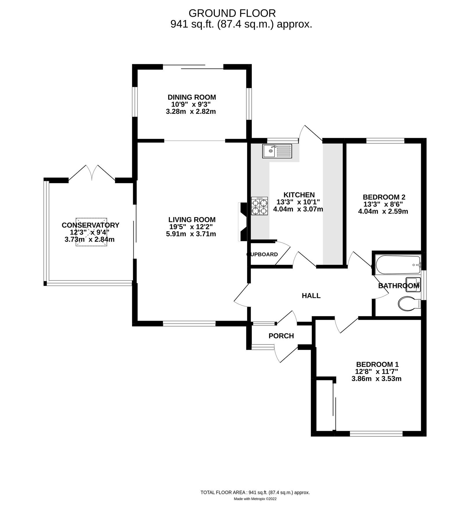 2 bed bungalow for sale in Highdown Drive, Littlehampton, West Sussex
