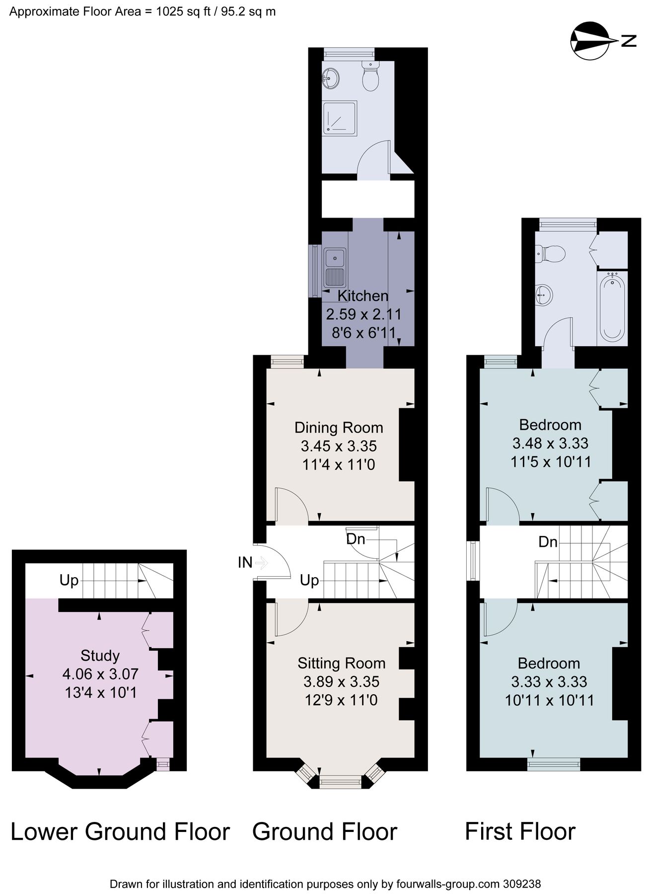 2 bed semidetached house for sale in Chestnut Road, Guildford, Surrey