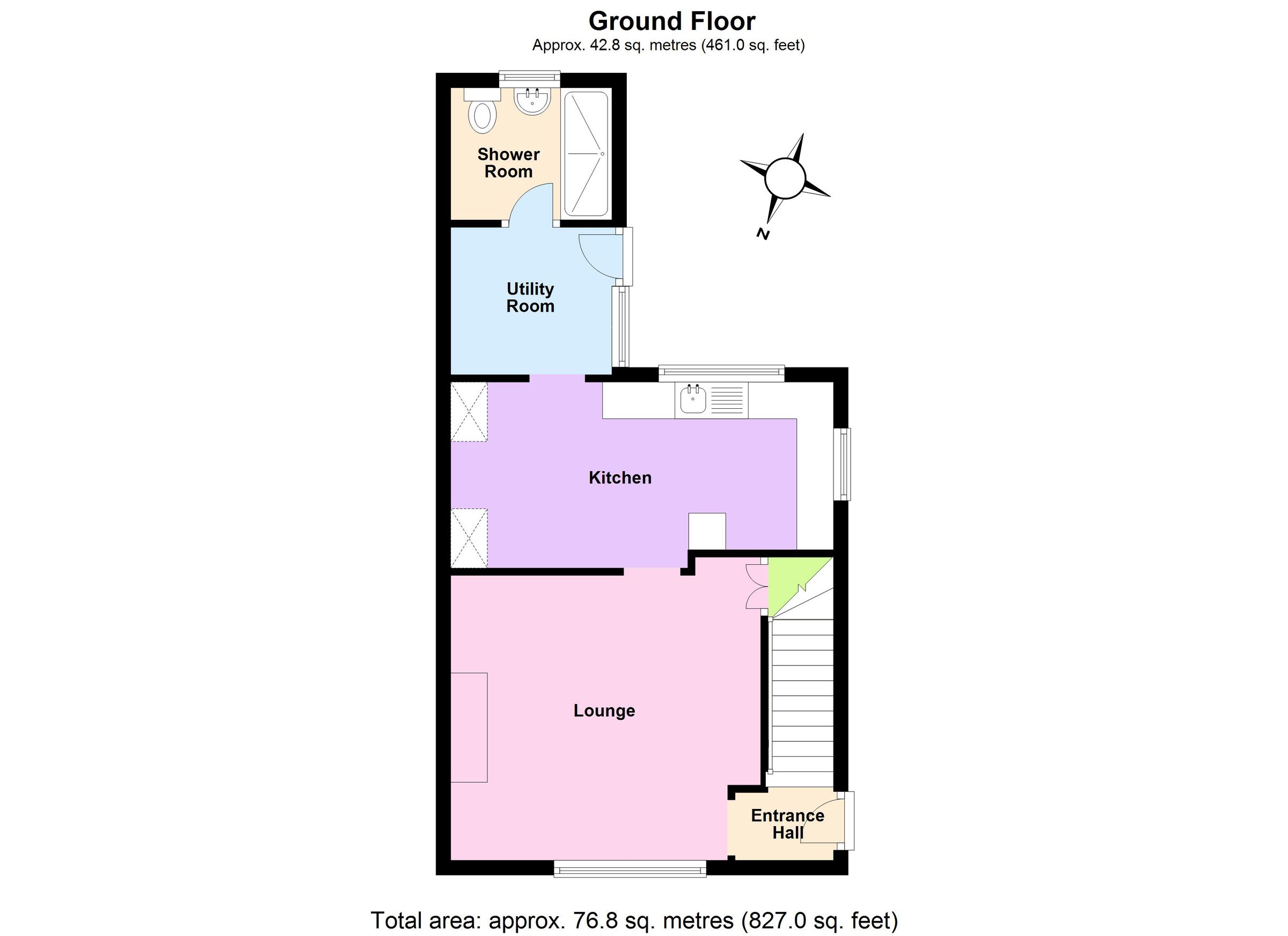 3 bed semidetached house for sale in Henshaw Road, Wellingborough NN8