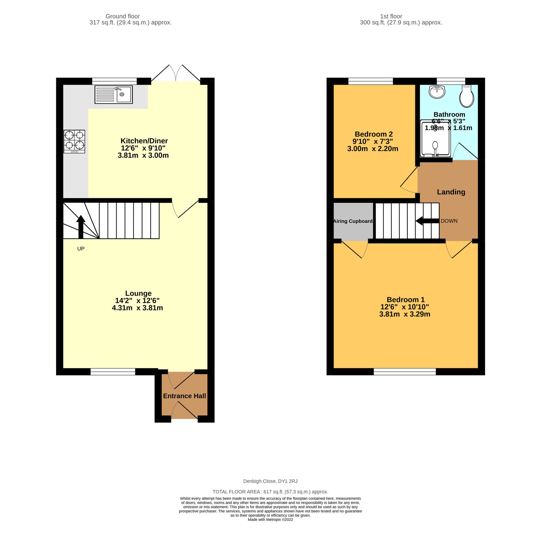 2 bed terraced house for sale in Denbigh Close, Dudley DY1 Zoopla