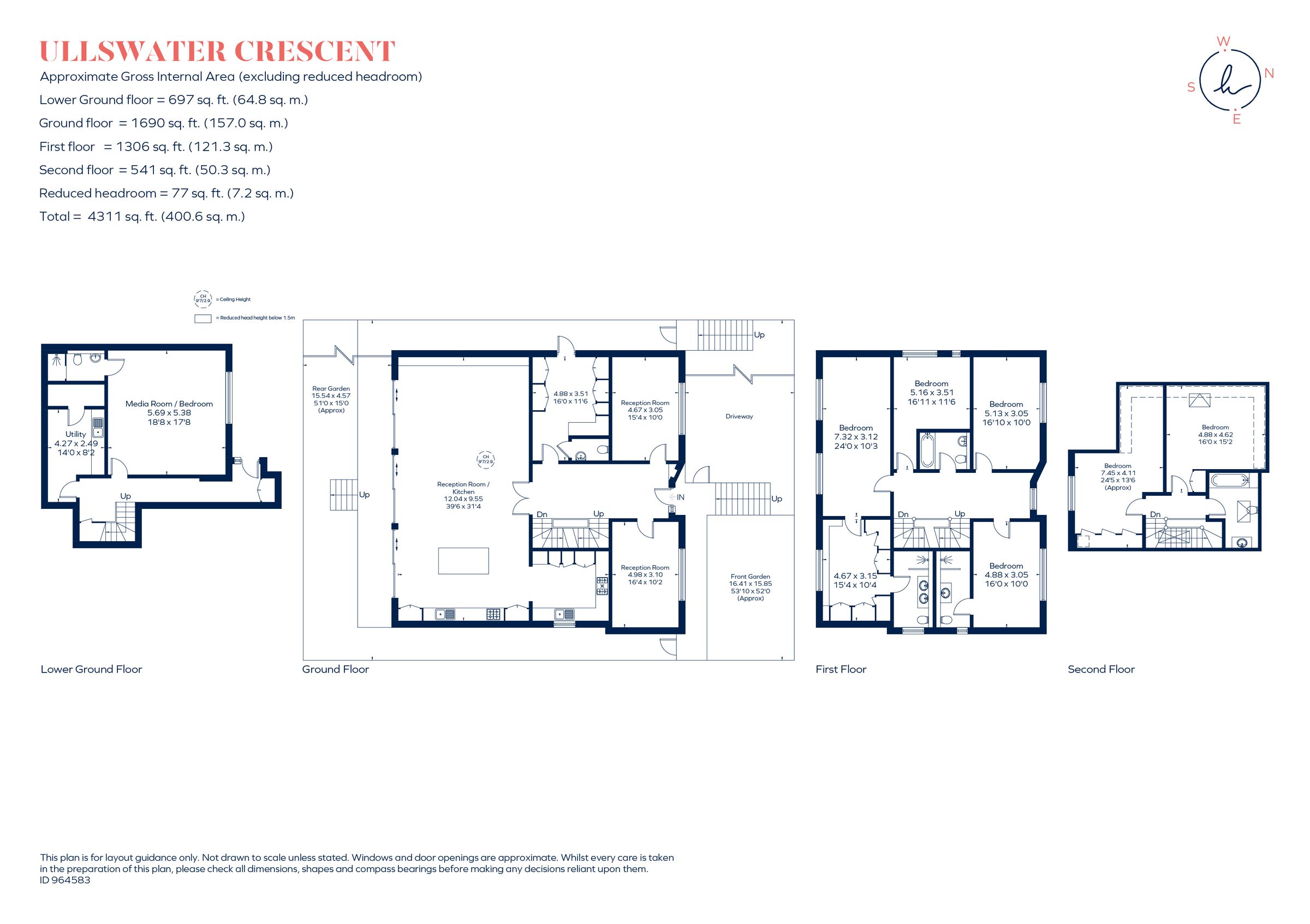 New home, 7 bed detached house for sale in Ullswater Crescent, London