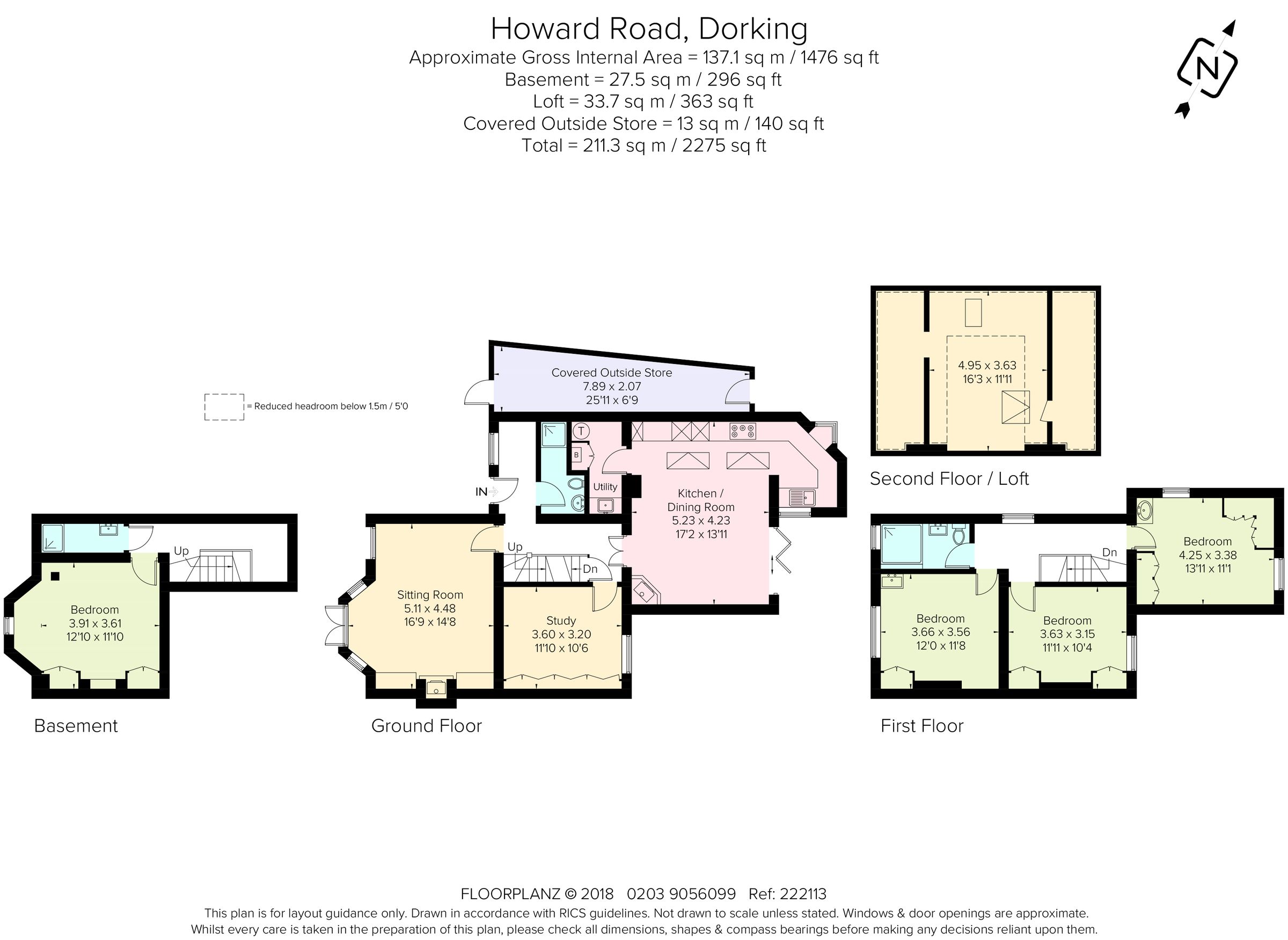 4 bed semidetached house for sale in Howard Road, Dorking, Surrey RH4 Zoopla