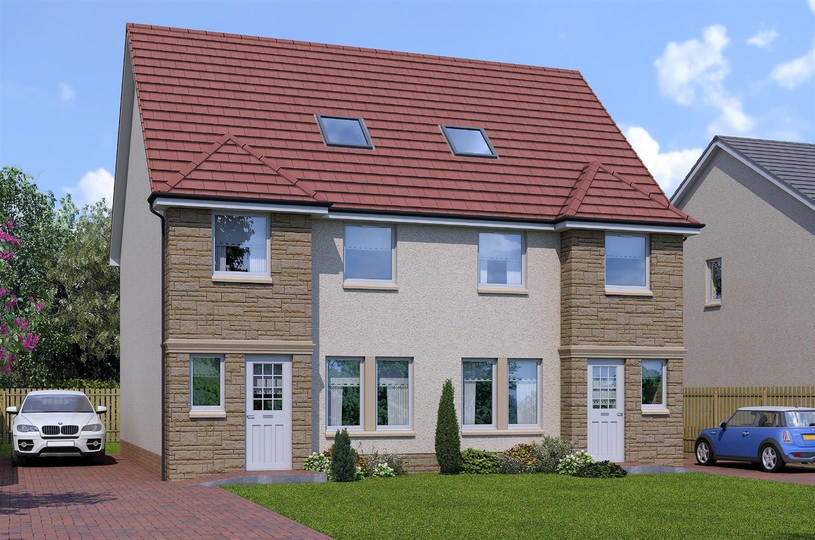 New home, 4 bed semidetached house for sale in Plot 2, Henton, Ballochney Brae, Plains, Airdrie