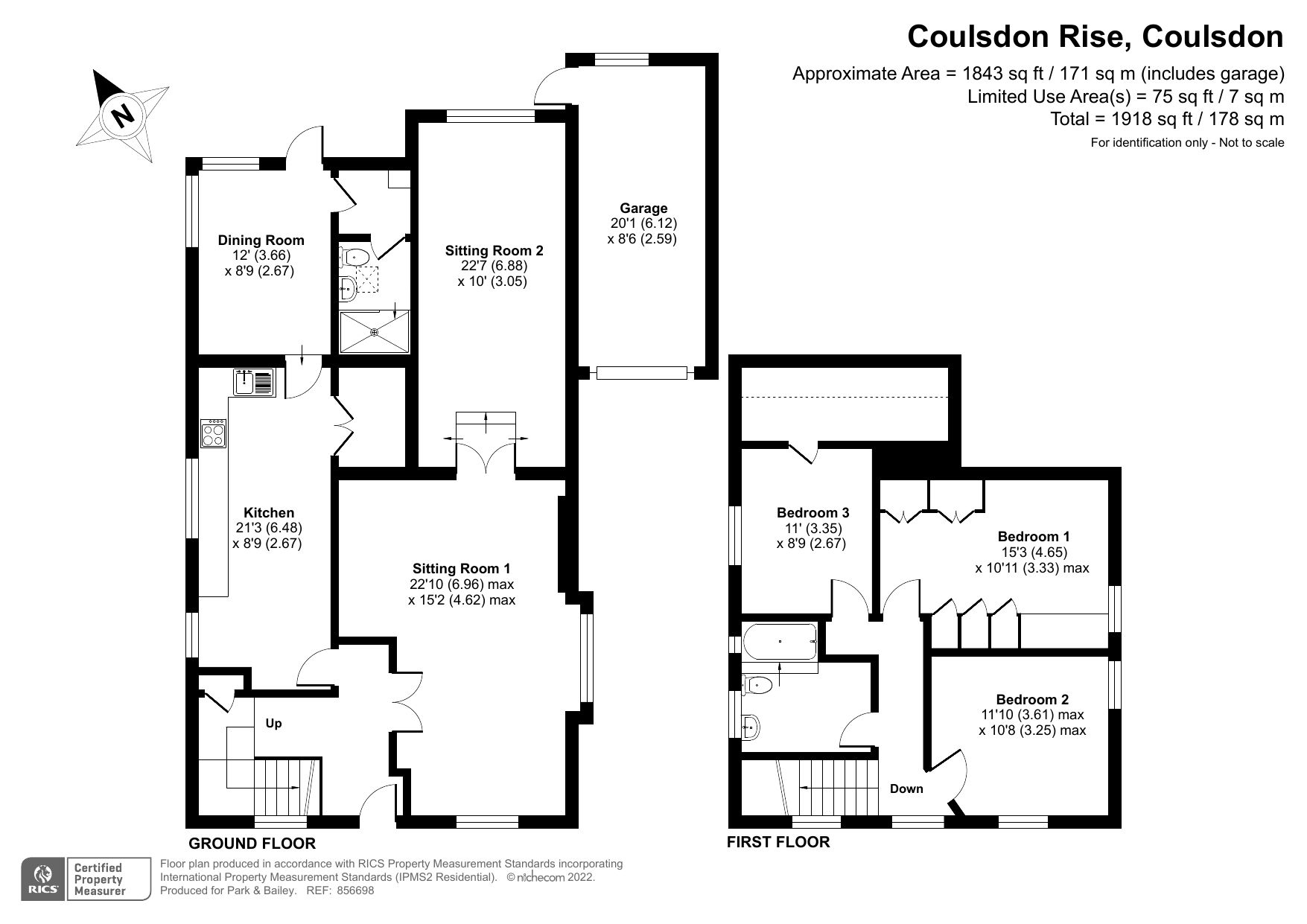 3 bed detached house for sale in Coulsdon Rise, Coulsdon CR5 Zoopla