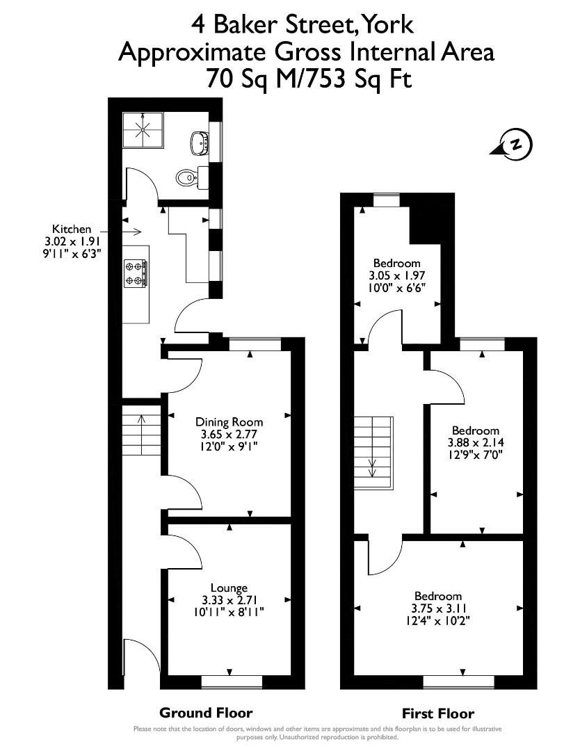 3 bed end terrace house for sale in Baker Street, York YO30 Zoopla