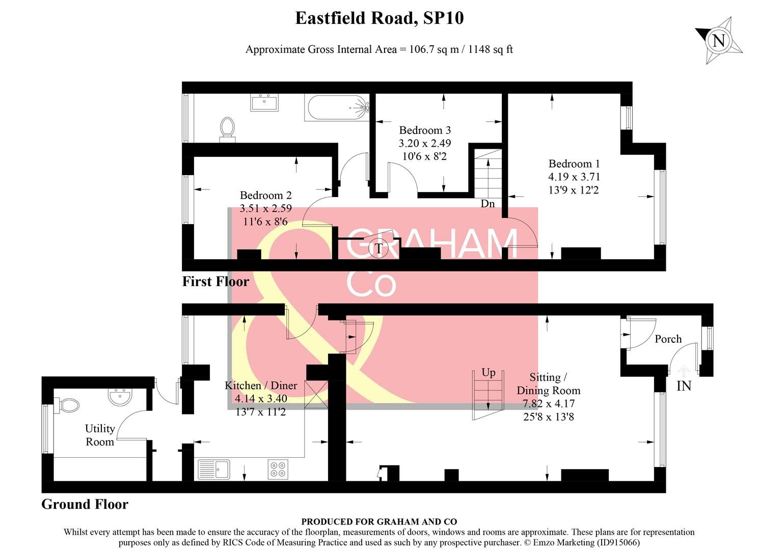 3 bed semidetached house for sale in Eastfield Road, Andover SP10 Zoopla