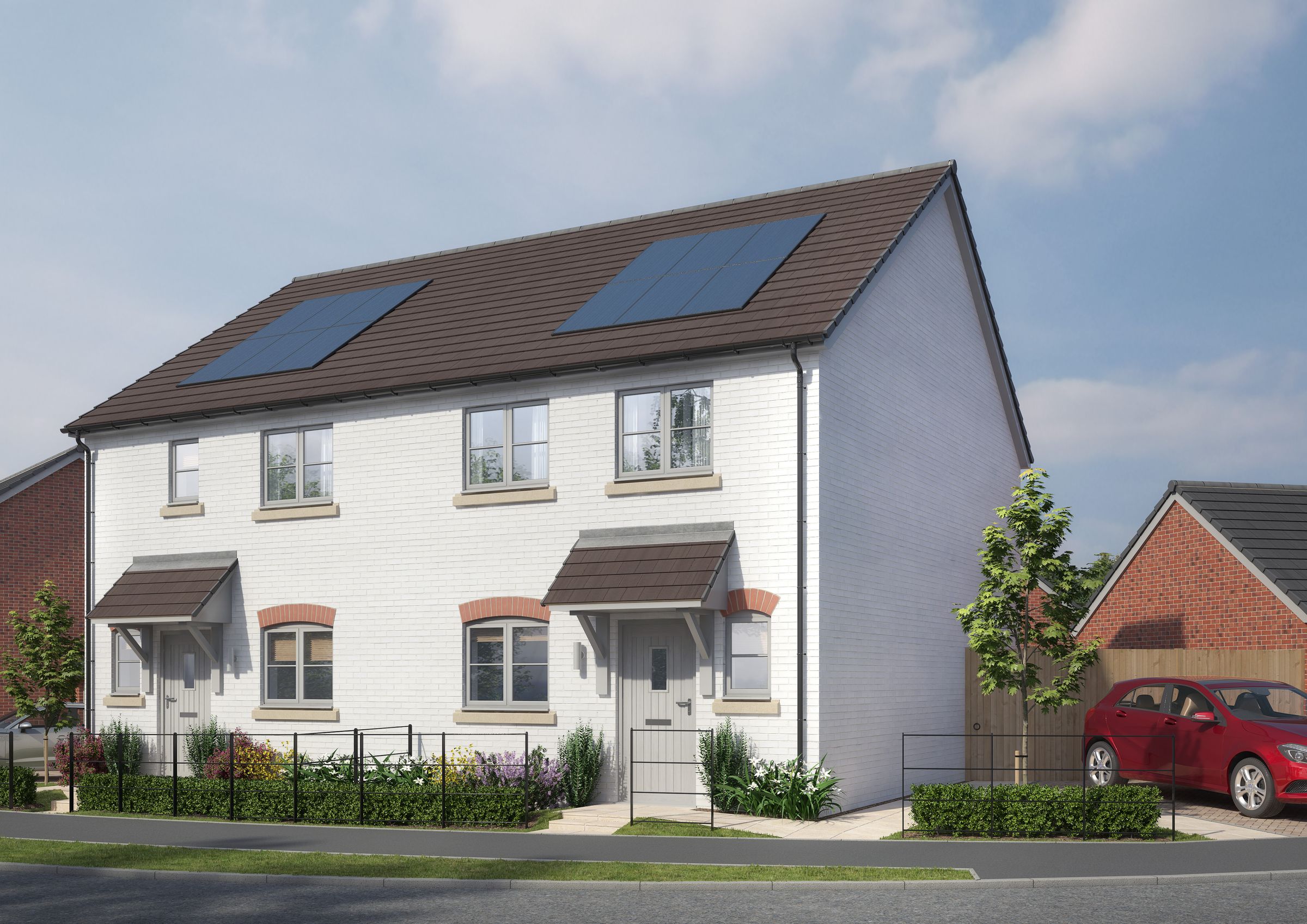 New home, 1 bed semidetached house for sale in Oakfields, Credenhill