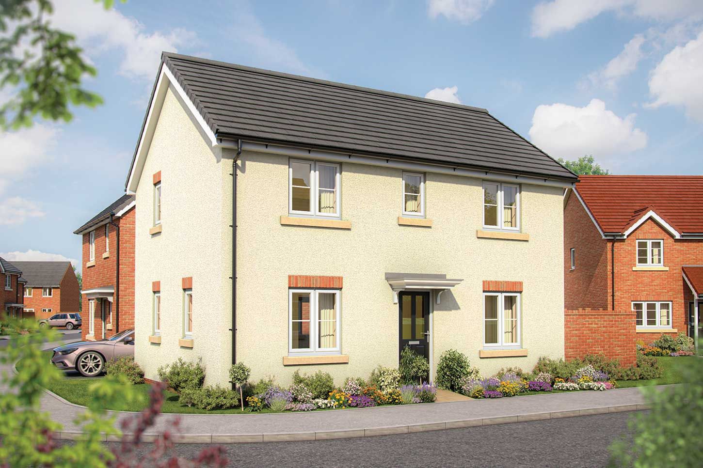 New home, 3 bed detached house for sale in "The Mountford" at Flawforth Lane, Ruddington