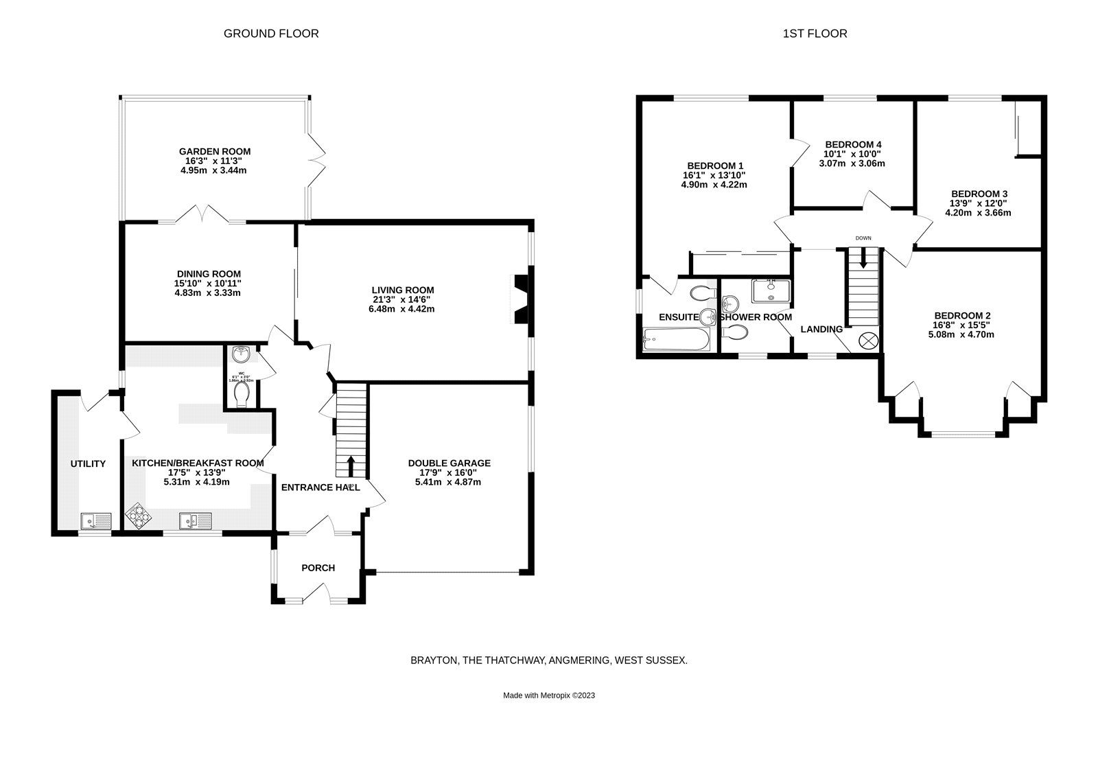 4 bed detached house for sale in The Thatchway, Angmering, West Sussex