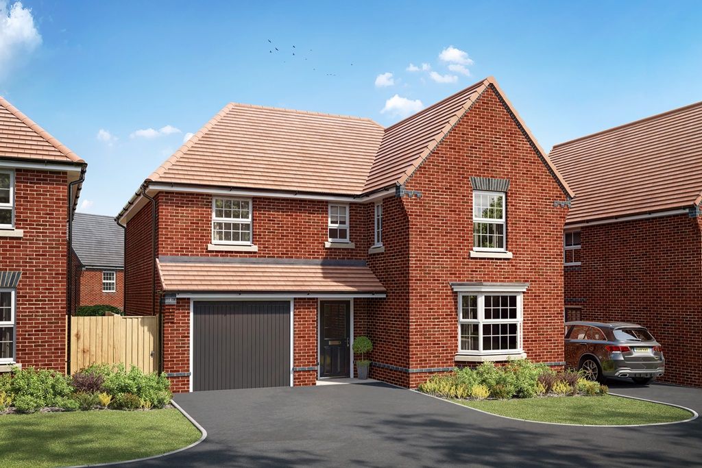 New home, 4 bed detached house for sale in "Exeter" at St. Martins Road