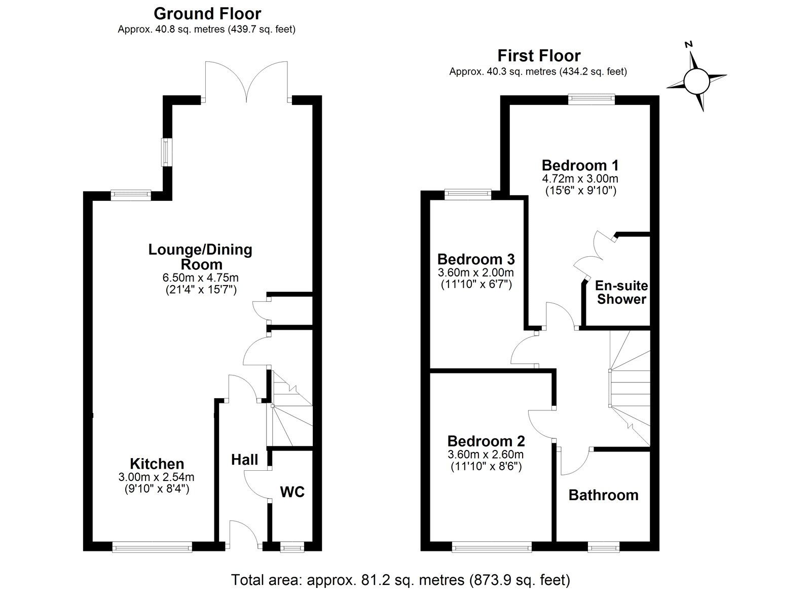 New home, 3 bed detached house for sale in Brickley Lane, Devizes