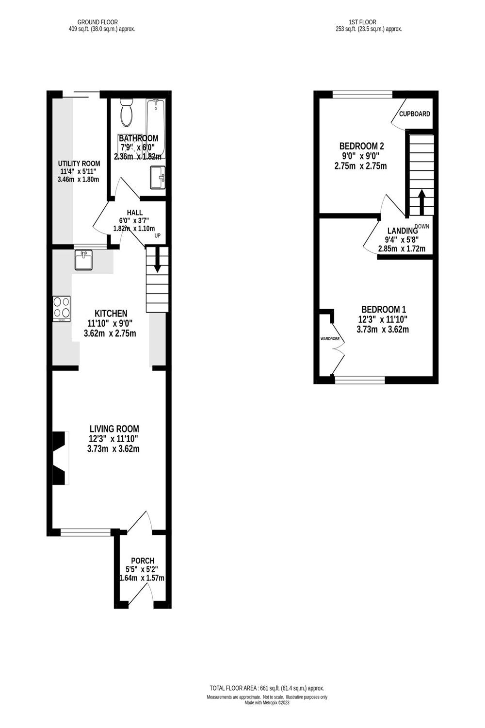 2 bed terraced house for sale in Davenfield Grove, Didsbury, Manchester