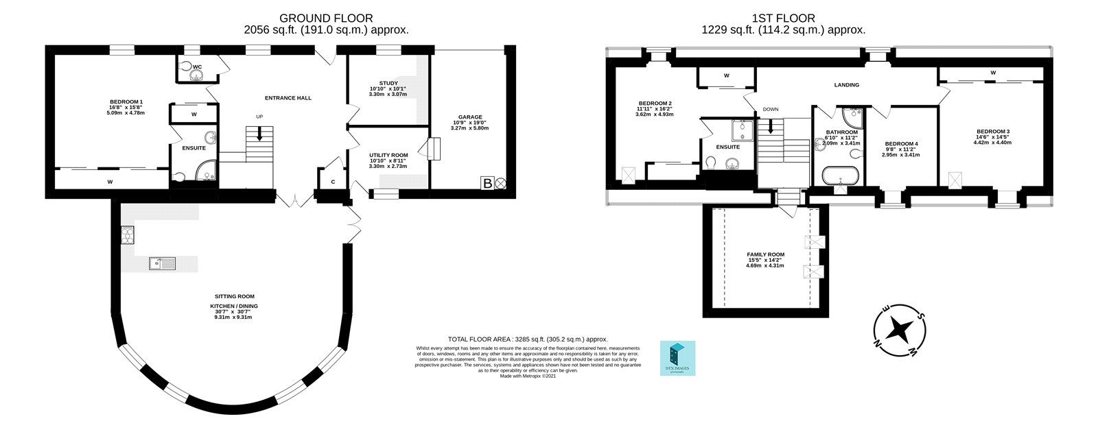 4 bed terraced house for sale in Horsemill House, Flockhouse Farm
