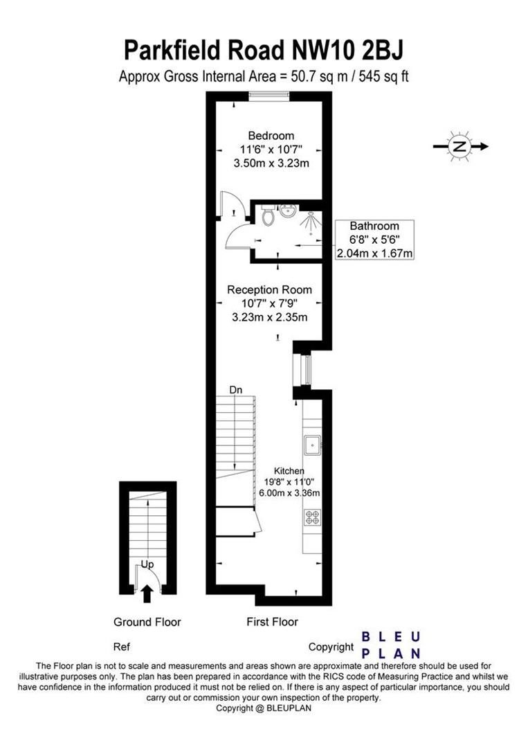 1 bed flat to rent in Harlesden Road, London NW10 Zoopla