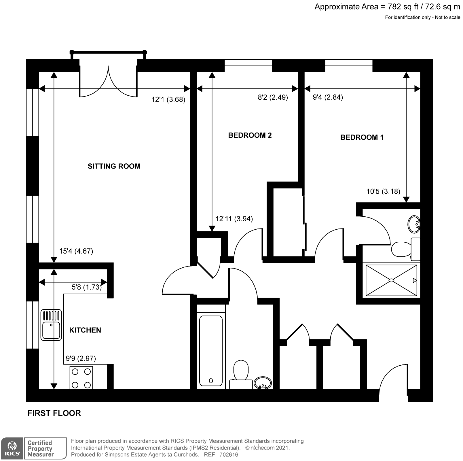 2 bed flat to rent in Stretton Court, Wey Road, Weybridge KT13 Zoopla