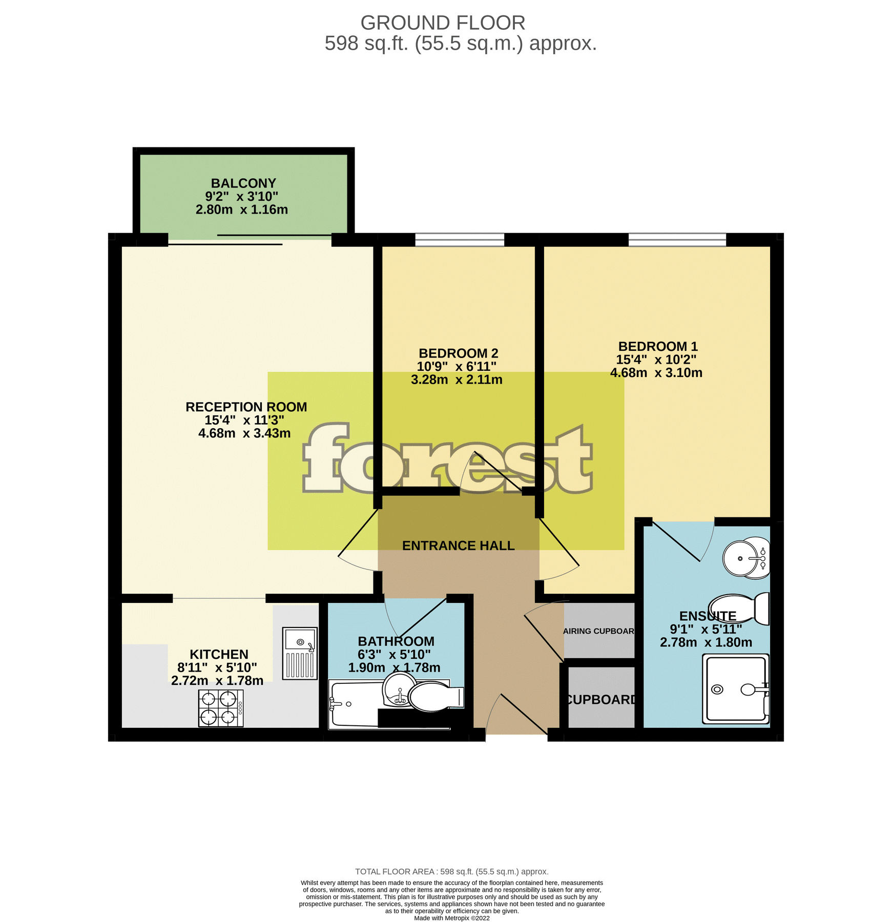 2 bed flat for sale in Berberis House, Highfield Road, Feltham