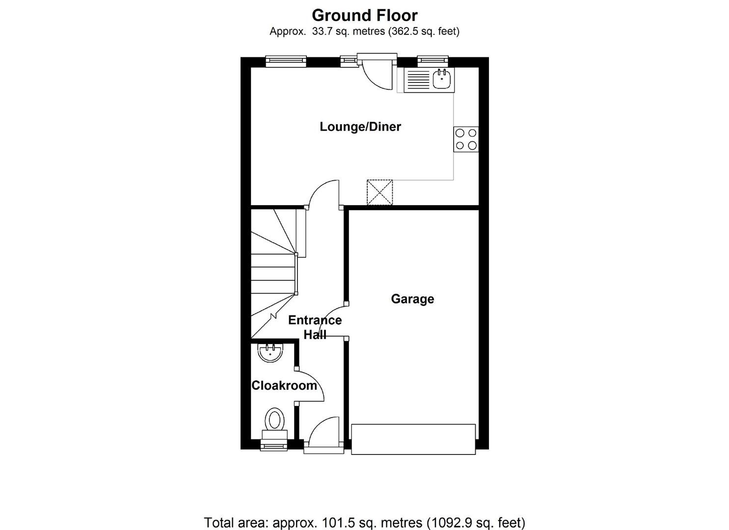 3 bed town house to rent in Saracens Wharf, Fenny Stratford Bletchley