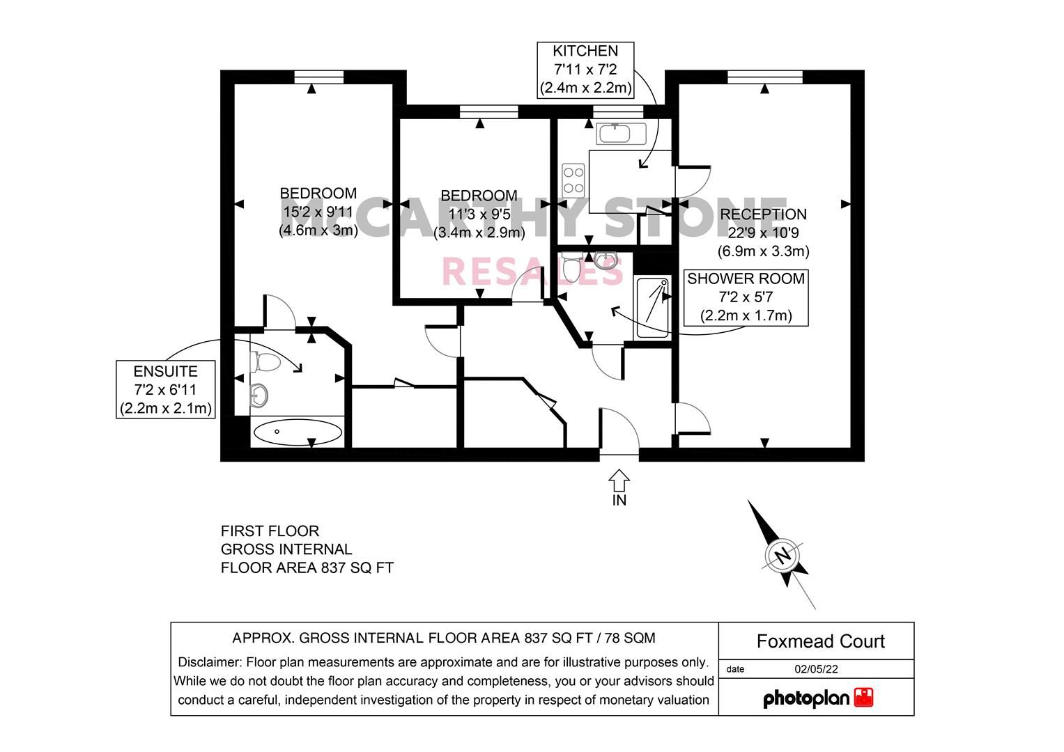 2 Bed Flat For Sale In Foxmead Court Meadowside Storrington