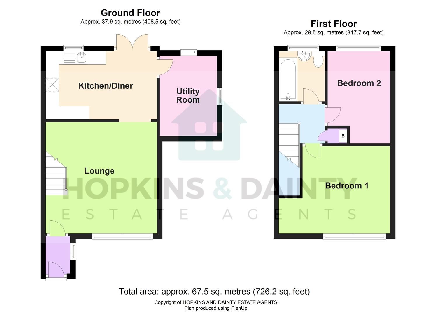 2 bed end terrace house for sale in Buckingham Drive, Loughborough LE11