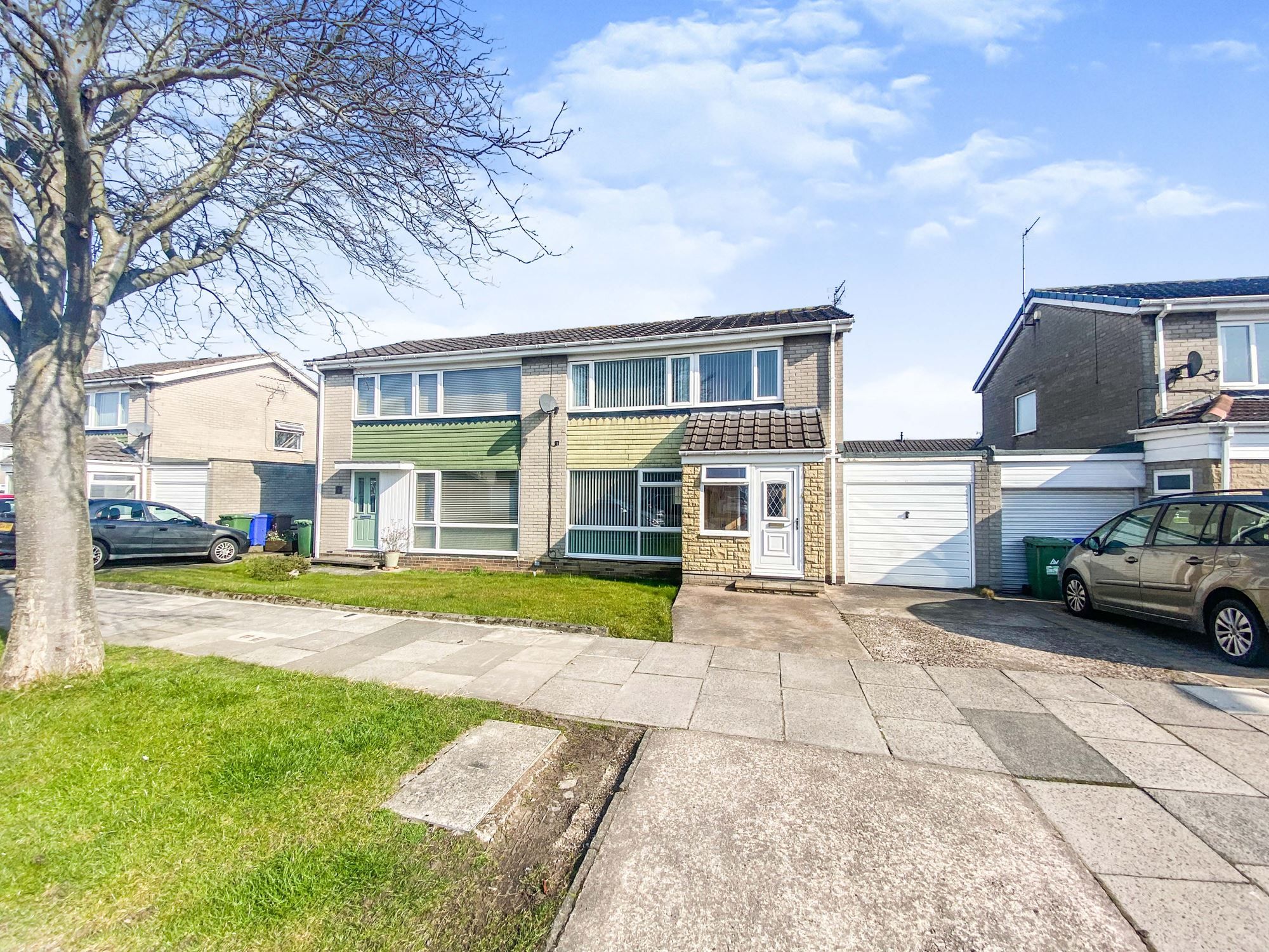 3 bed semidetached house for sale in Gunnerton Close, Cramlington NE23