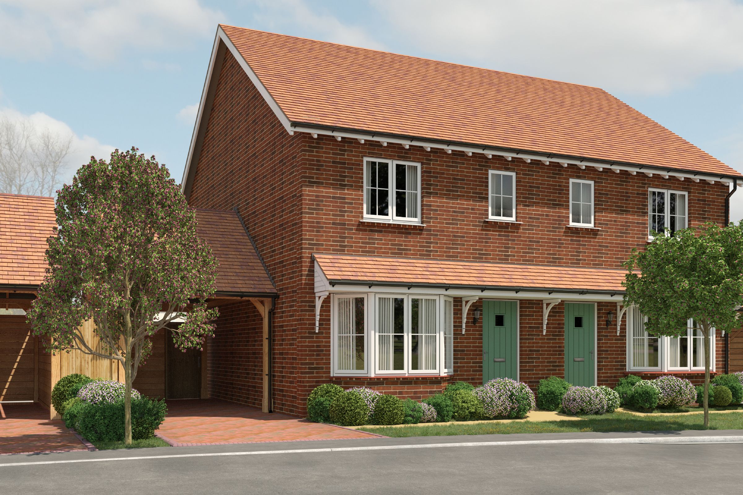 New home, 3 bed semidetached house for sale in Hermitage Lane