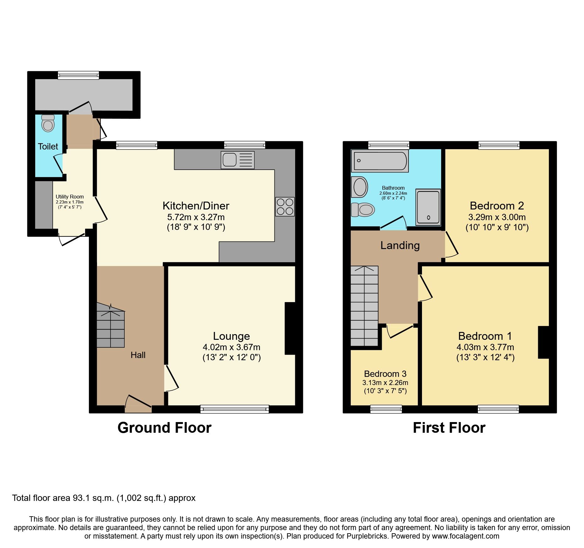 3 bed semidetached house for sale in Franklyn Drive, Hartington