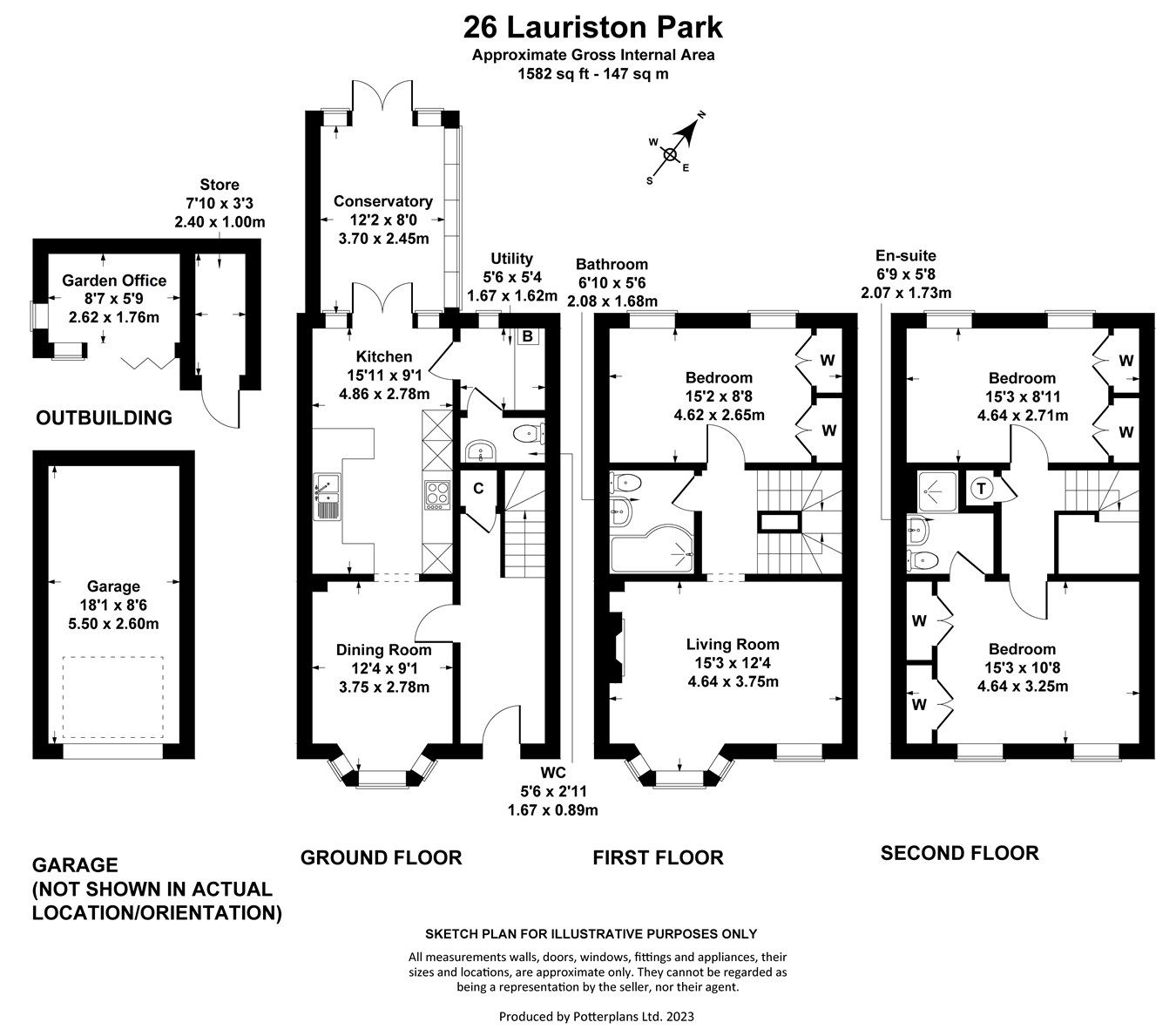 3 bed town house for sale in Lauriston Park, The Park, Cheltenham GL50
