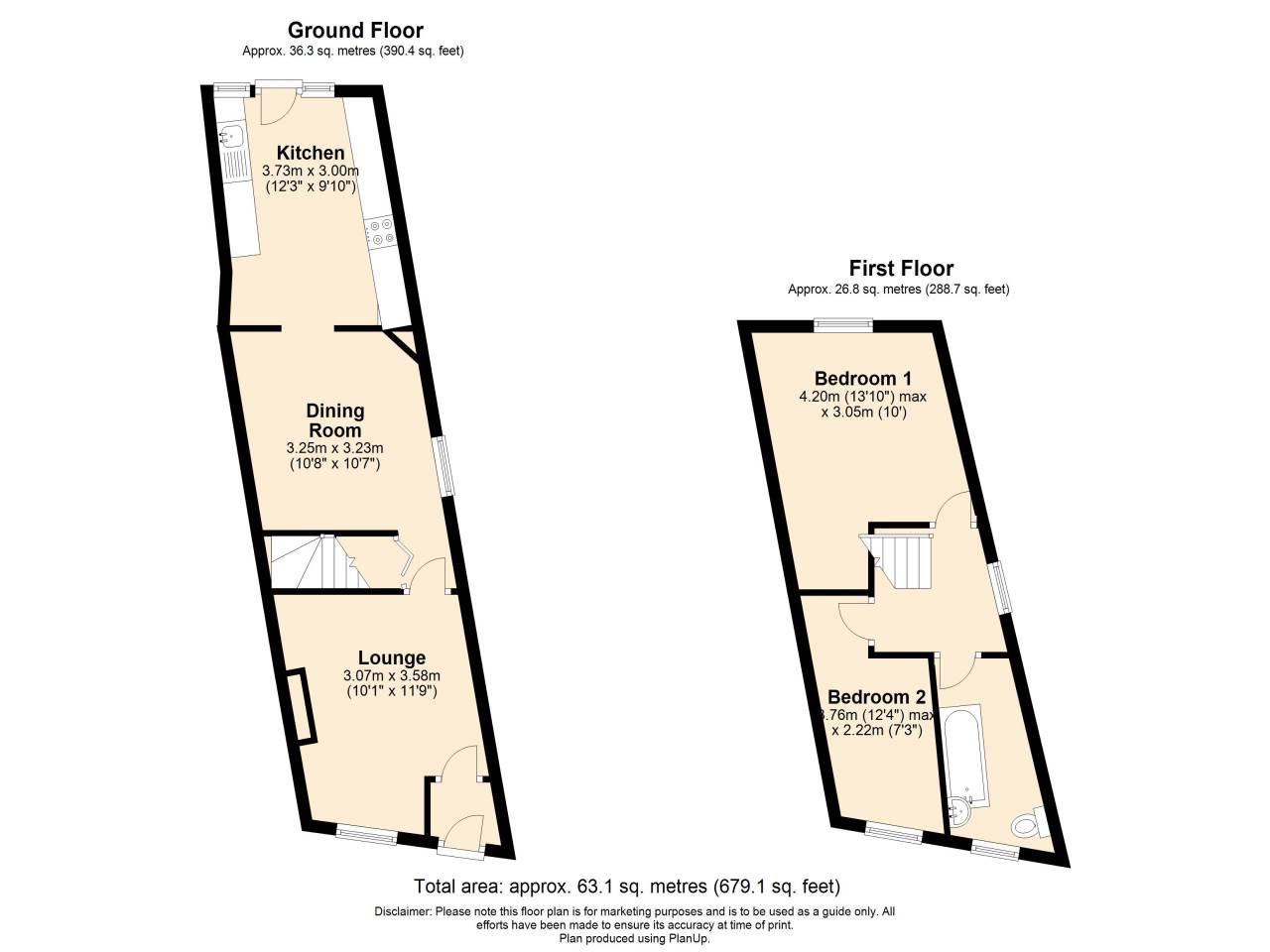 2 bed end terrace house to rent in Peel Street, Leigh WN7 Zoopla