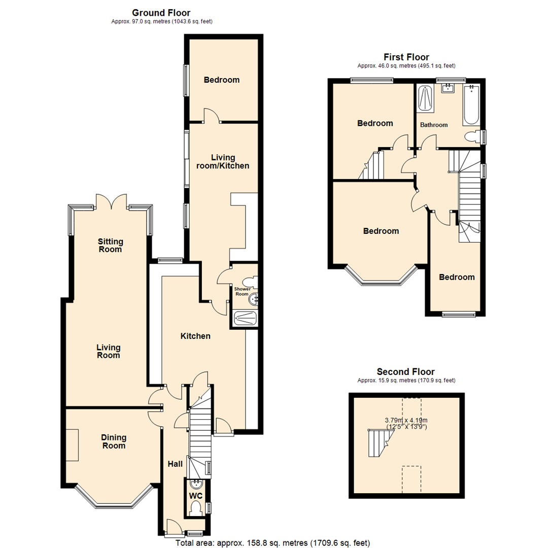4 bed semidetached house for sale in Ring Road, Crossgates, Leeds LS15