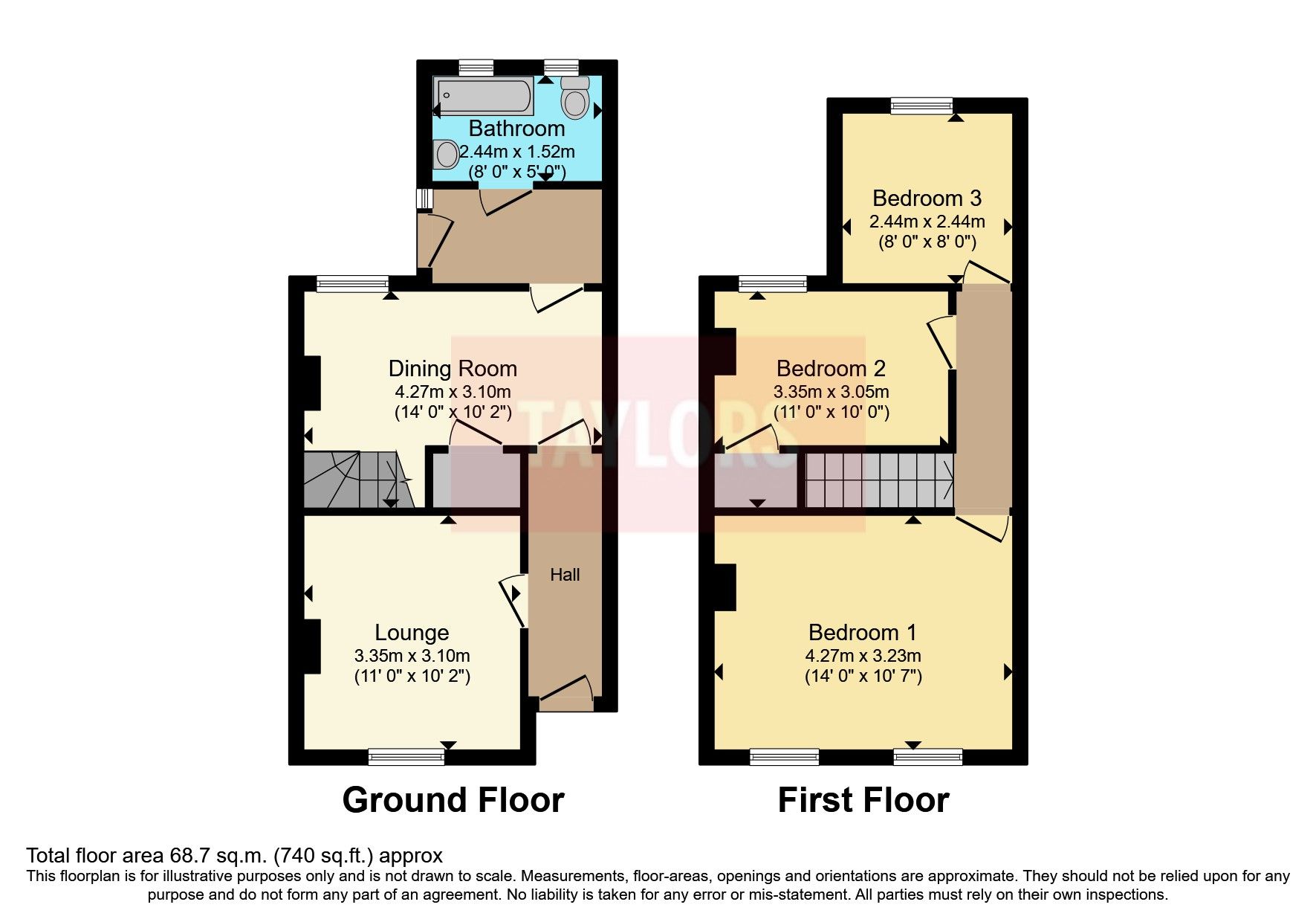3 bed terraced house for sale in Cecil Road, Gloucester