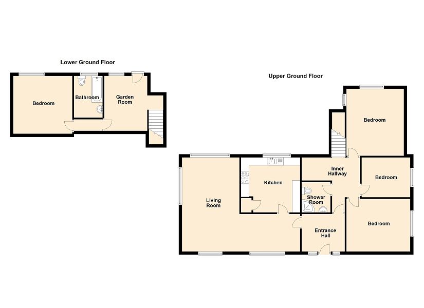 3 bed detached bungalow for sale in Dark Lane, Banwell, North Somerset