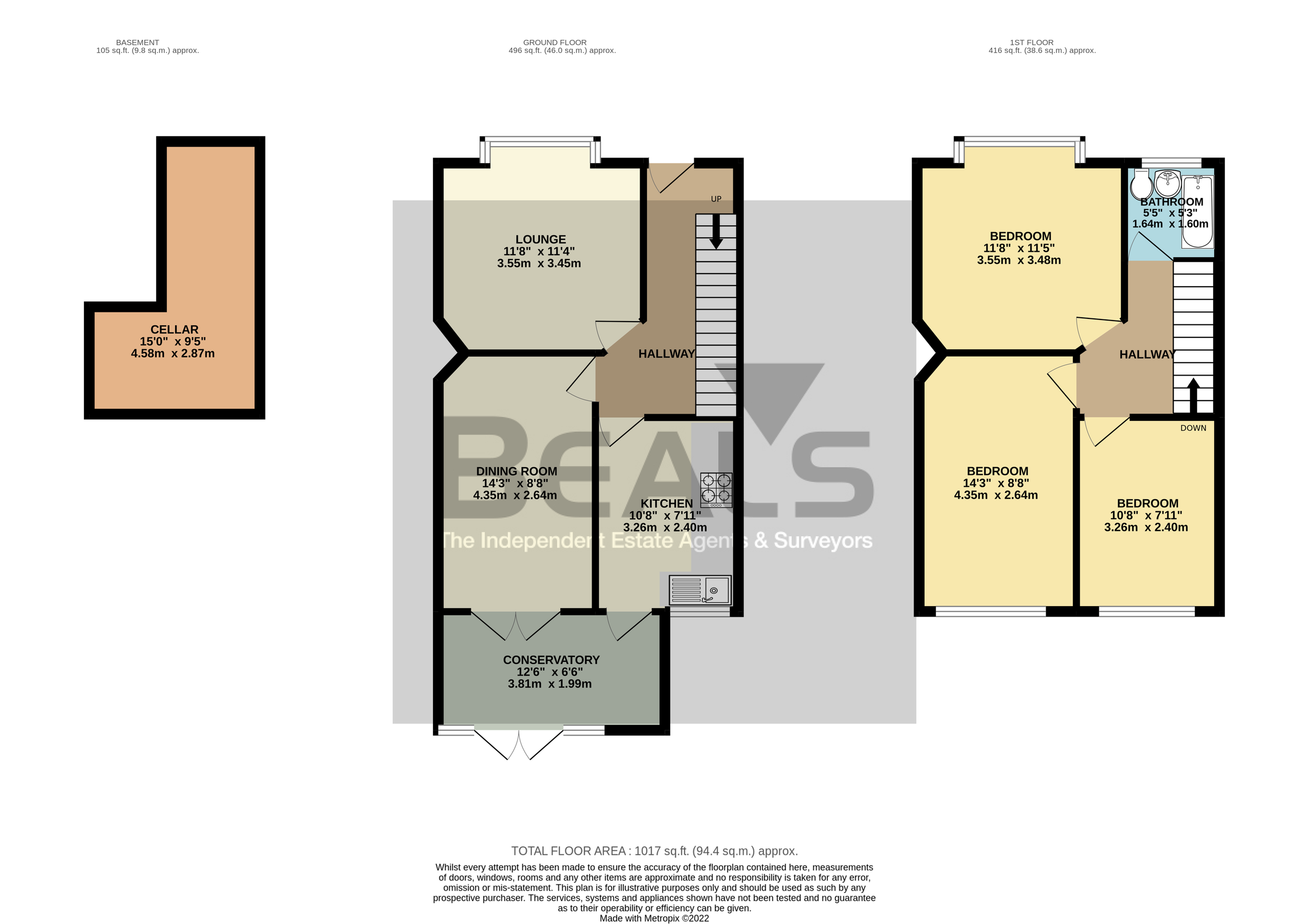 3 bed terraced house for sale in Winter Road, Southsea PO4 Zoopla