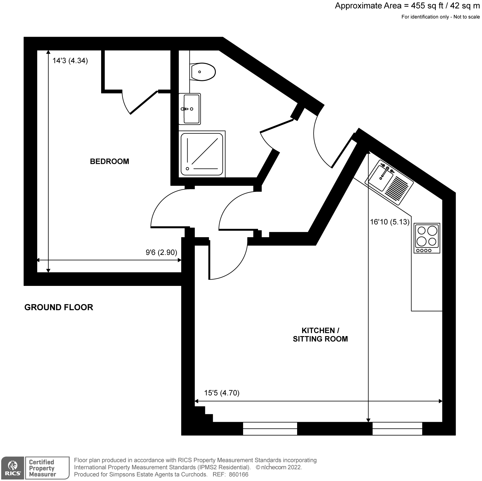 1 bed flat for sale in Royal Quarter, Seven Kings Way, Kingston Upon