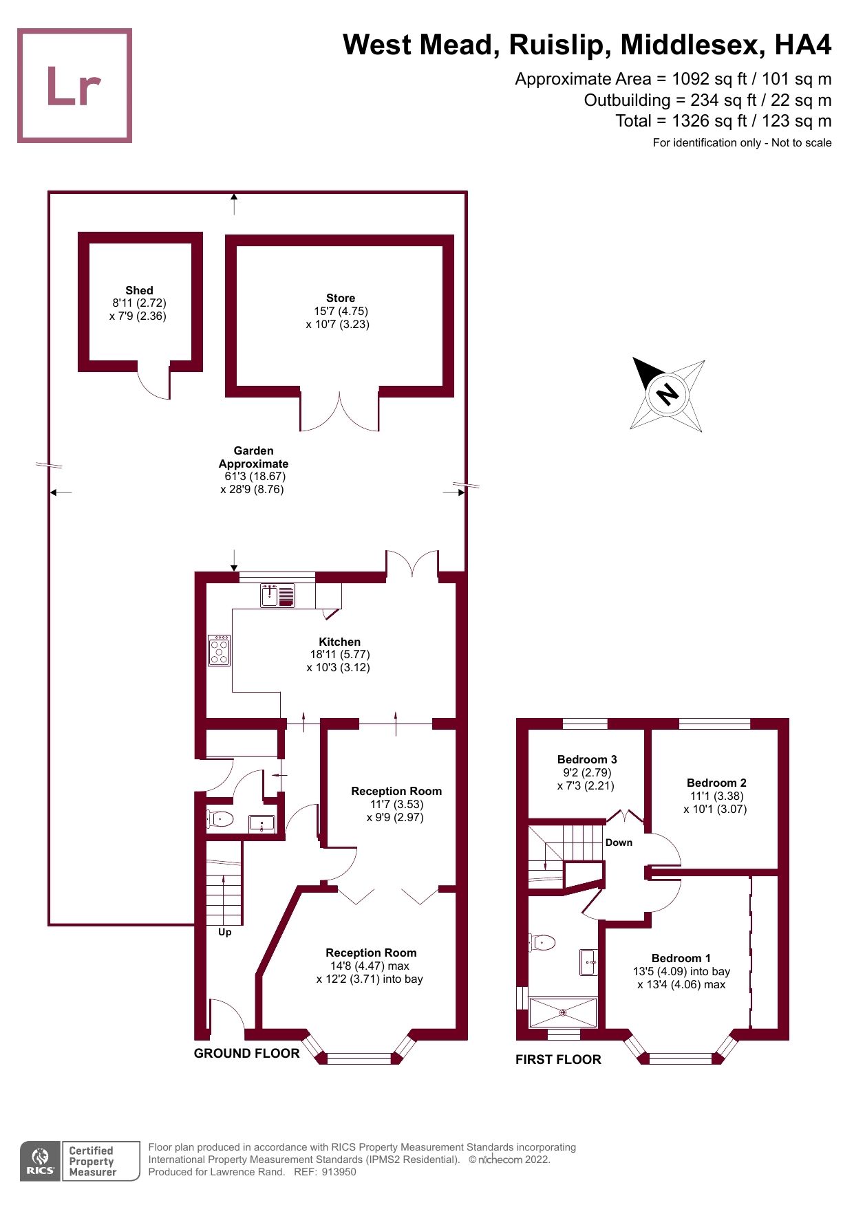 3 bed semidetached house for sale in West Mead, Ruislip, Middlesex HA4