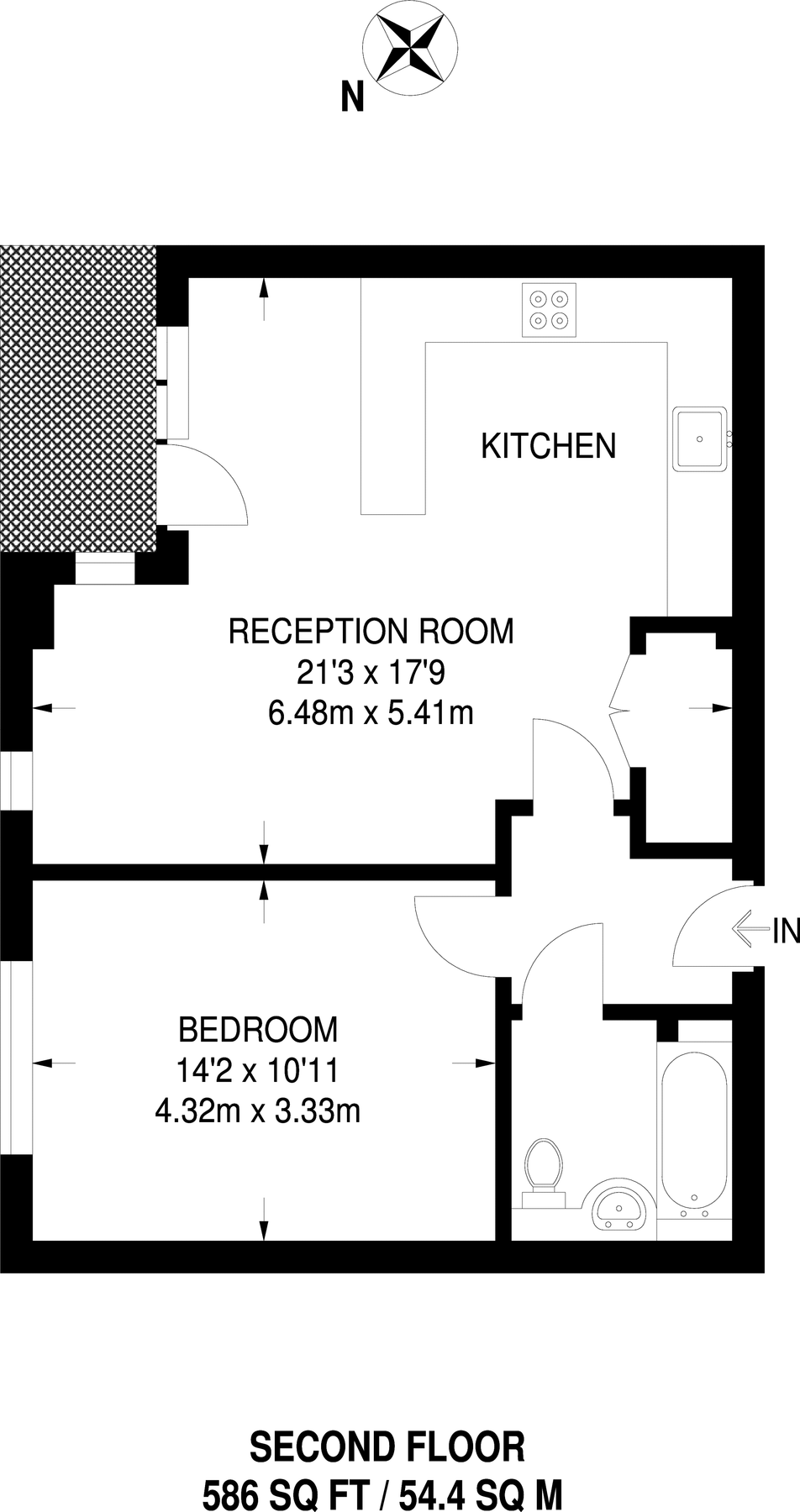 1 bed flat to rent in St Edmunds Terrace, Primrose Hill, London NW8
