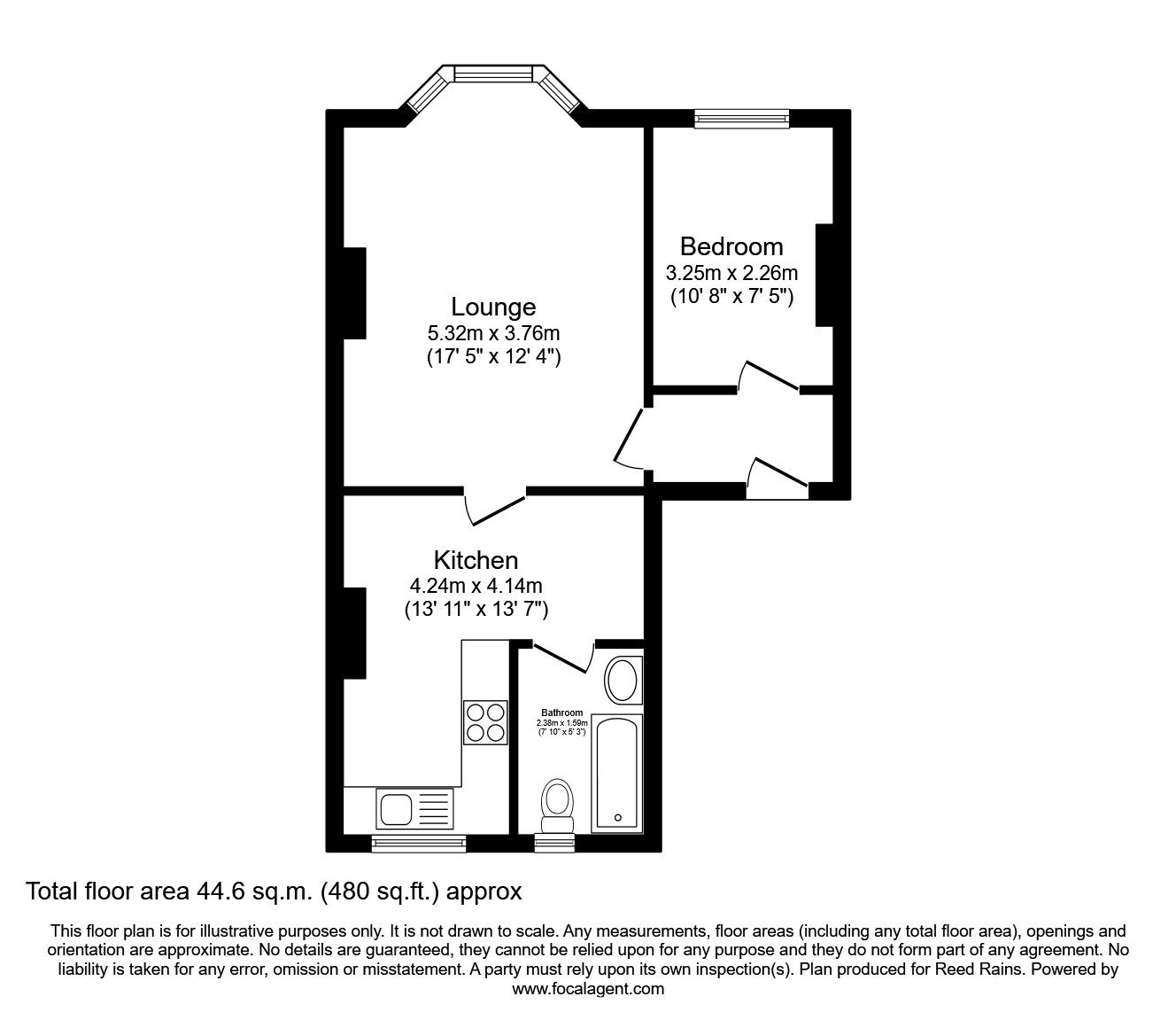 1 bed flat to rent in River Street, Rhyl, Denbighshire LL18 Zoopla