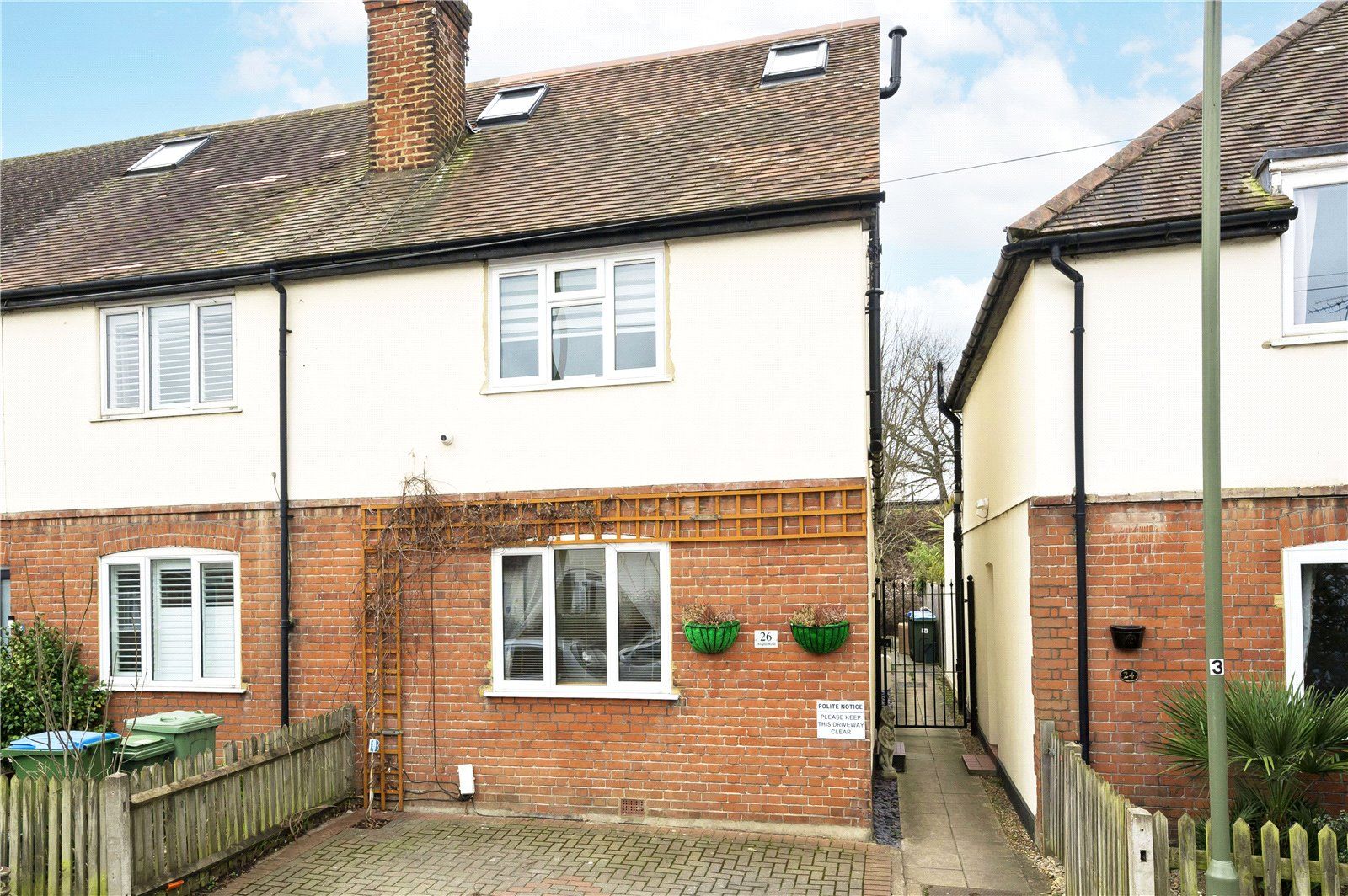 3 bed end terrace house for sale in Douglas Road, Esher, Surrey KT10