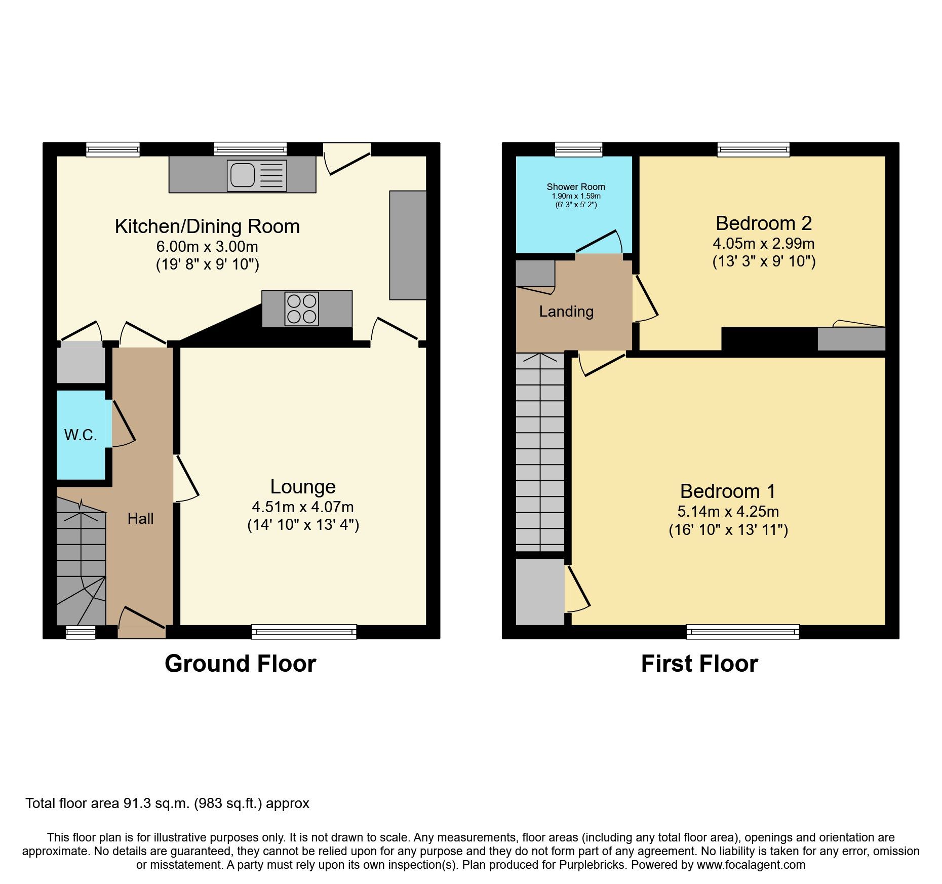 2 bed semidetached house for sale in Craigie View, Tarbolton