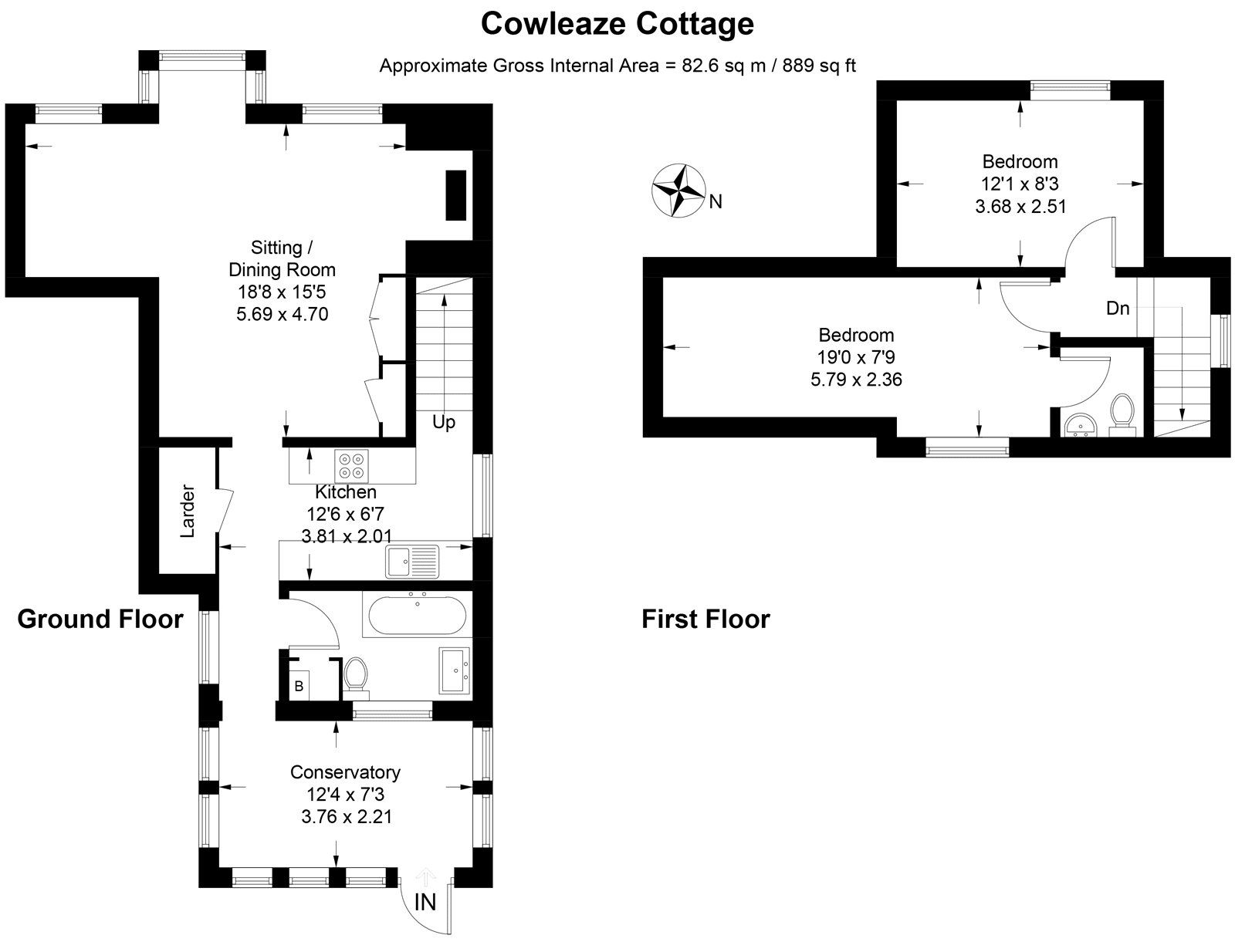 2 bed semidetached house for sale in Stanton St. Bernard, Marlborough