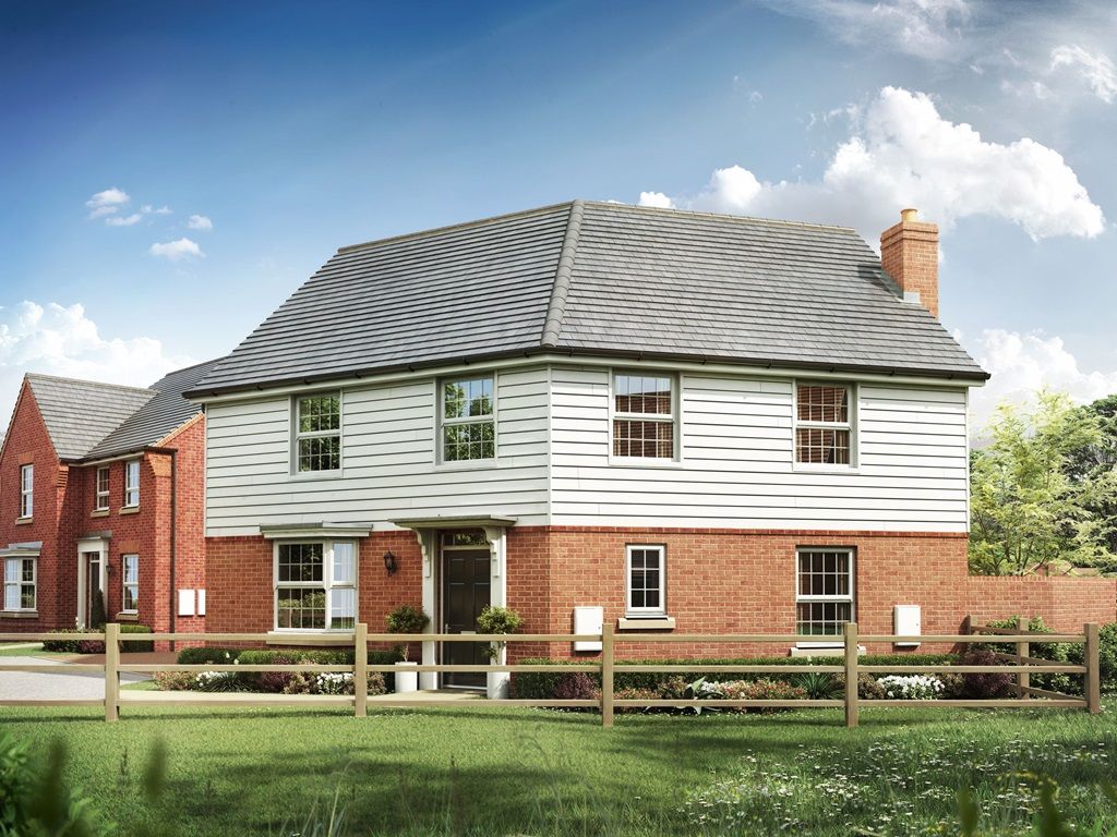 New home, 4 bed detached house for sale in "Ashtree" at Marden Road