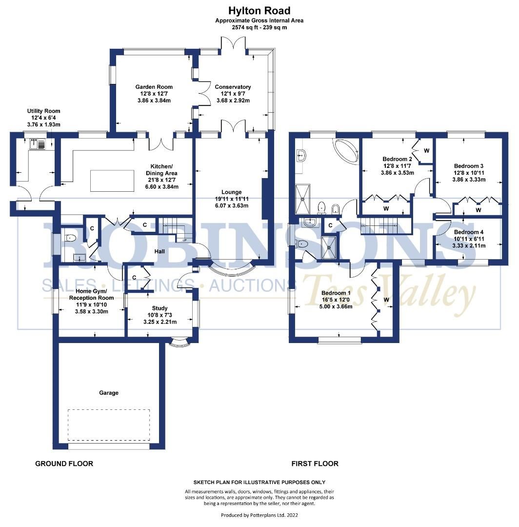 4 bed detached house for sale in Hylton Road, West Park, Hartlepool