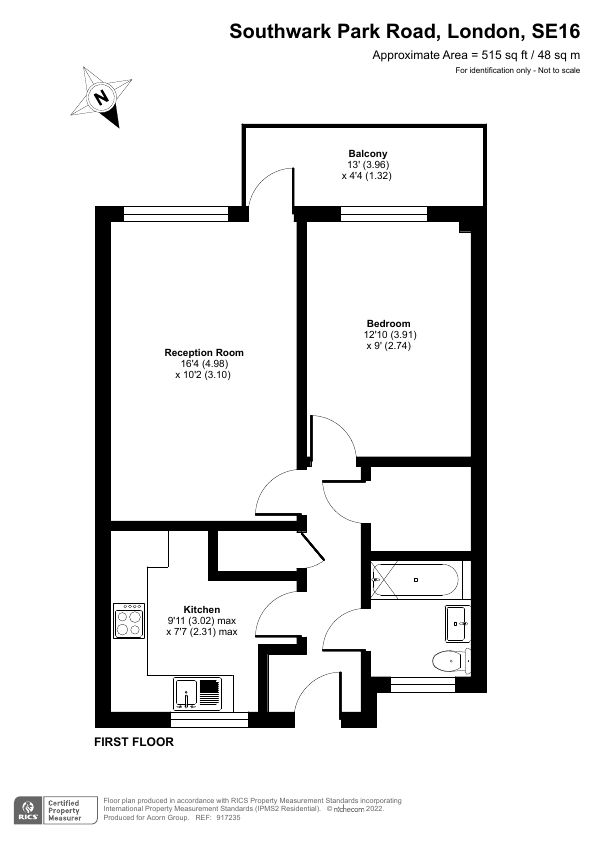 1 bed flat for sale in Southwark Park Road, London SE16 Zoopla