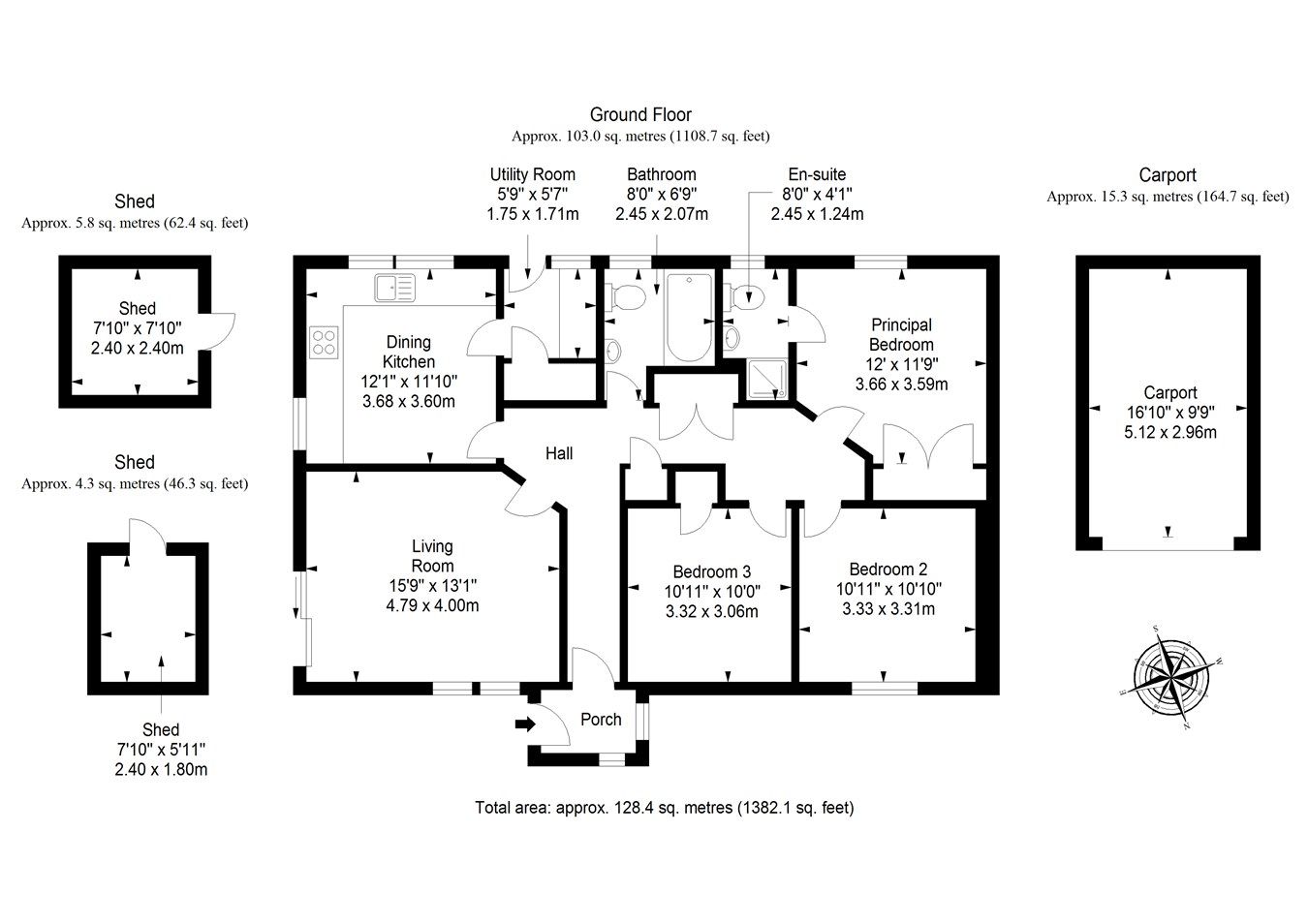 3 bed bungalow for sale in Kinnaird, Inchture, Perth PH14 Zoopla