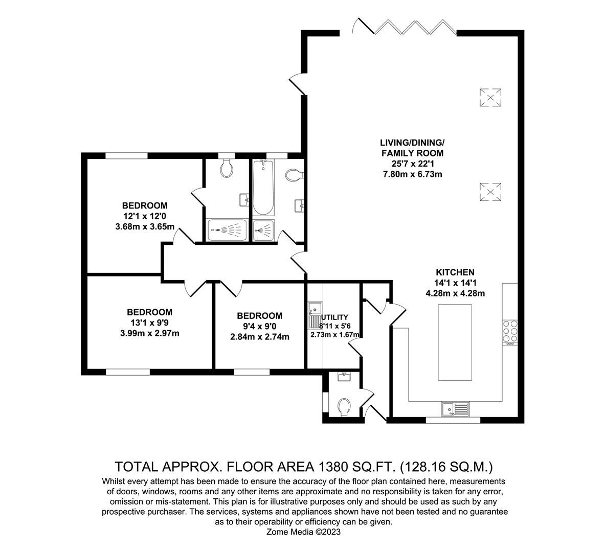 New home, 3 bed bungalow for sale in Lake View, Ford Lane