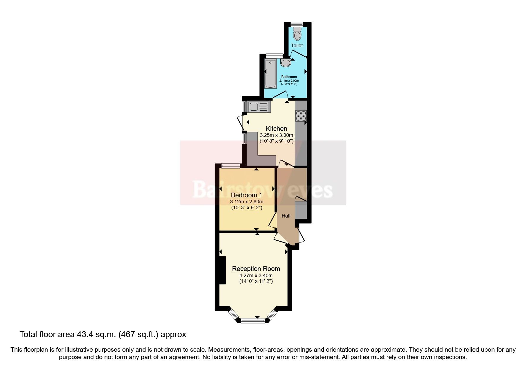 1 bed flat for sale in Edward Road, Walthamstow, London, ` E17 Zoopla