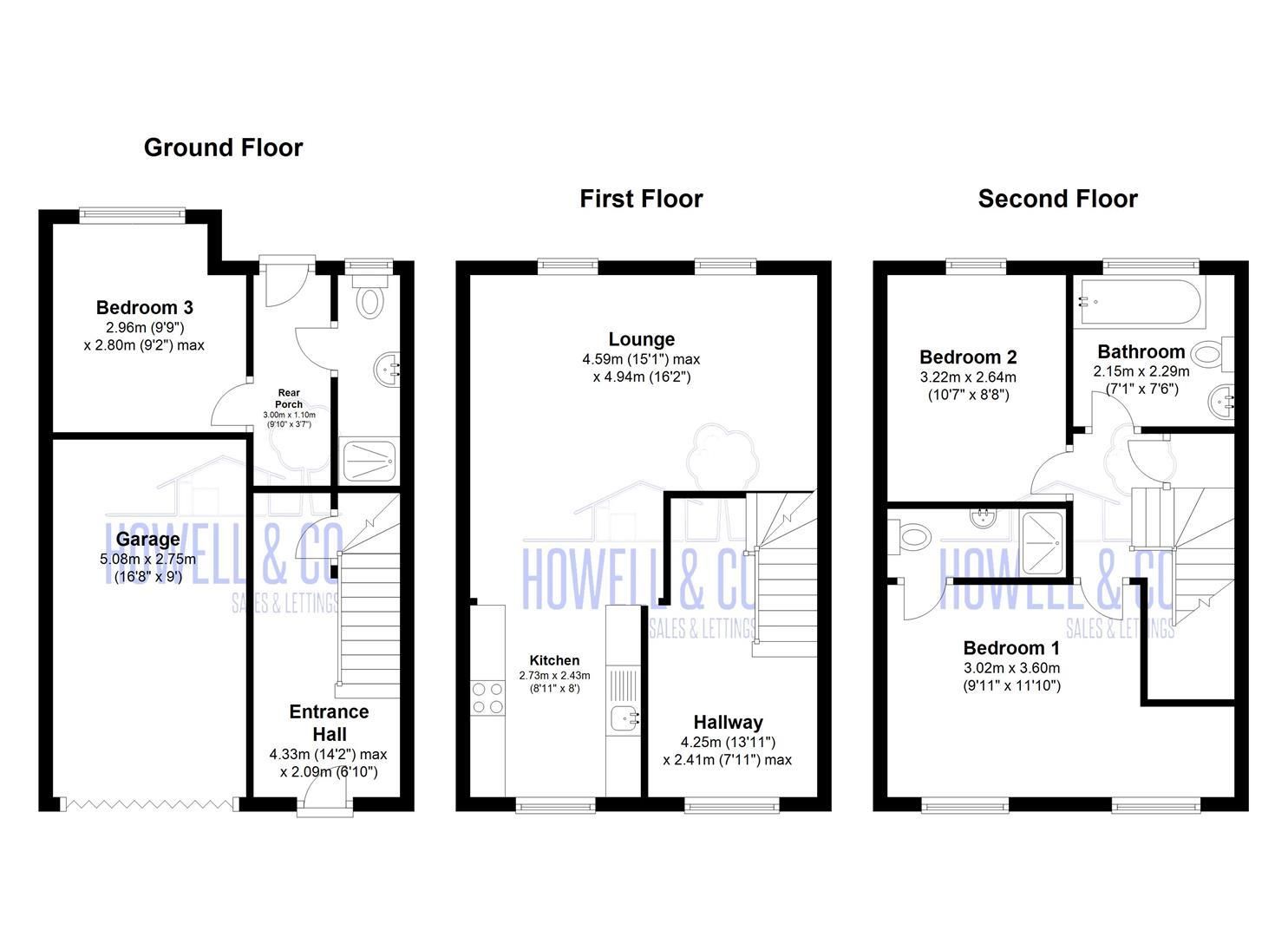 3 bed mews house for sale in Powder Mill Road, Latchford, Warrington
