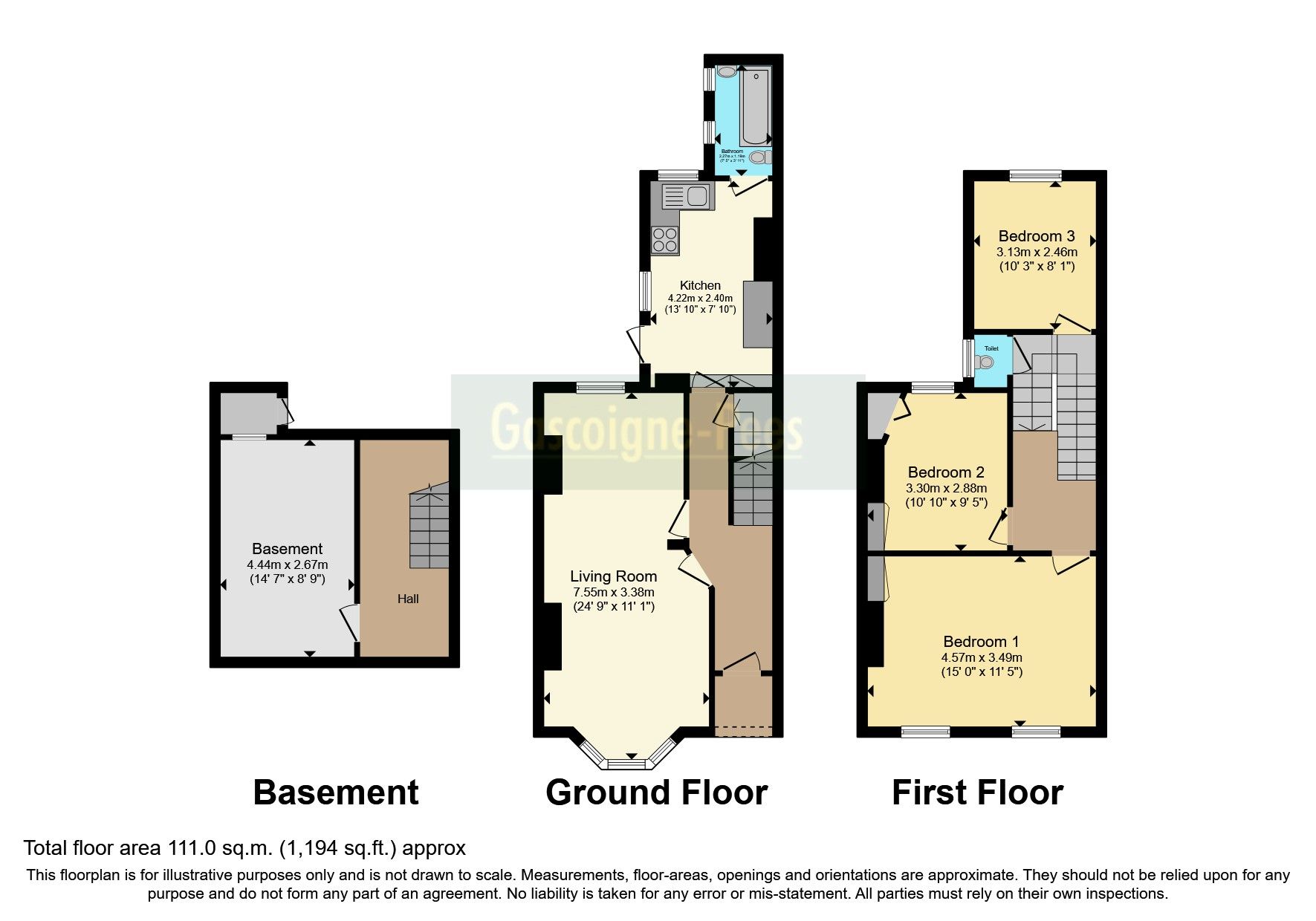 3 bed terraced house for sale in Canbury Park Road, Kingston Upon