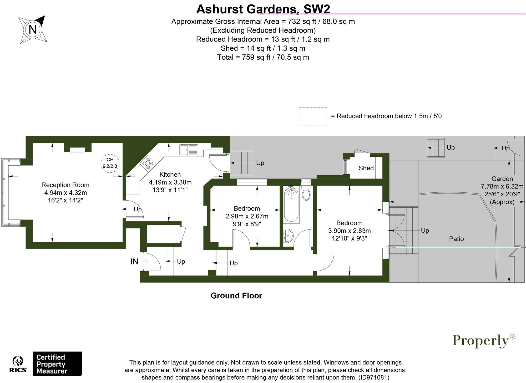 2 bed flat to rent in Ashurst Gardens, Tulse Hill, London SW2 Zoopla